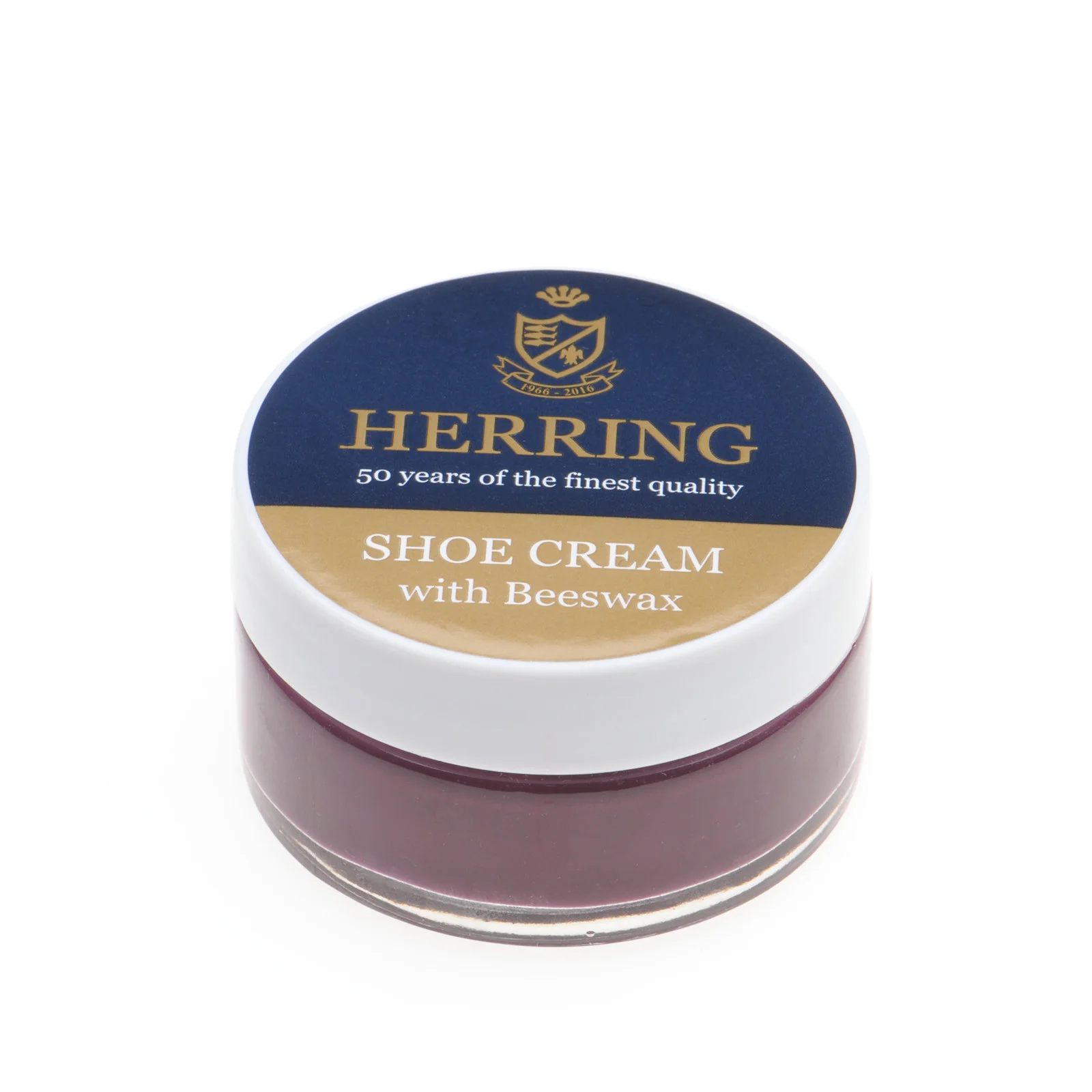 Herring Shoe Cream Polish in burgundy