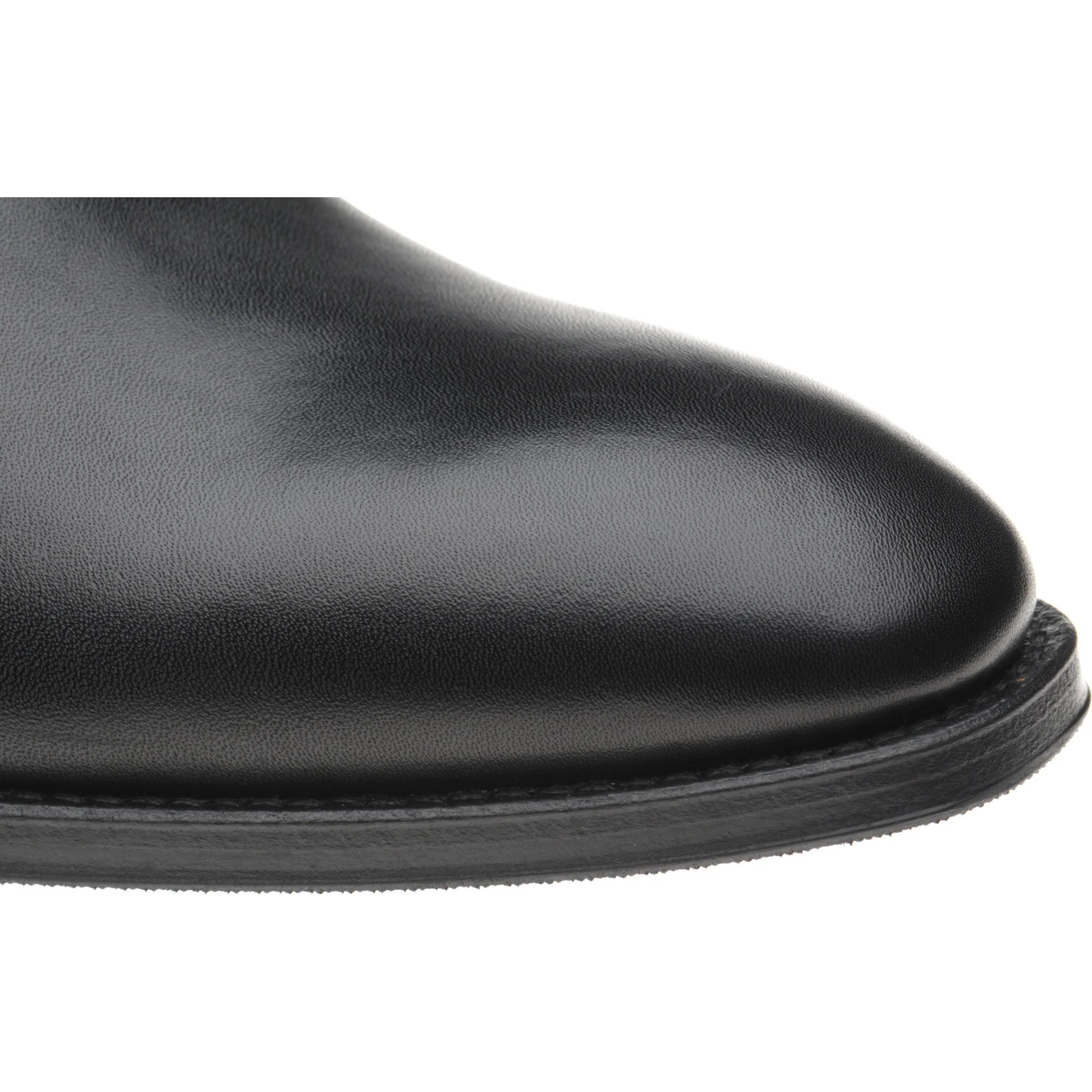 Herring Shrewsbury mens hybrid-soled Oxfords in black calf (second) - Image 5