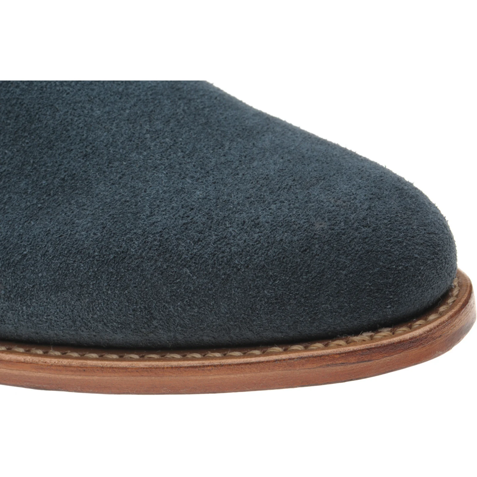 Herring Sittaford mens Chelsea boots in ocean suede - Image 5