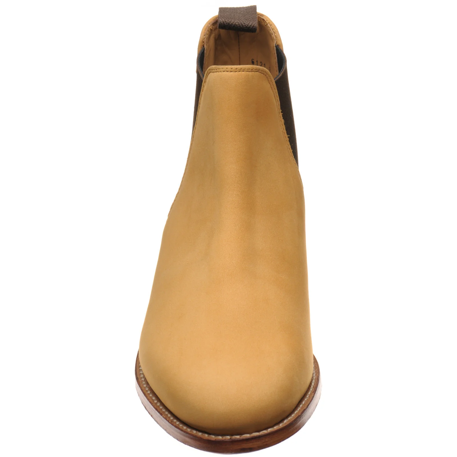 Herring Sittaford mens Chelsea boots in wheat nubuck - Image 2