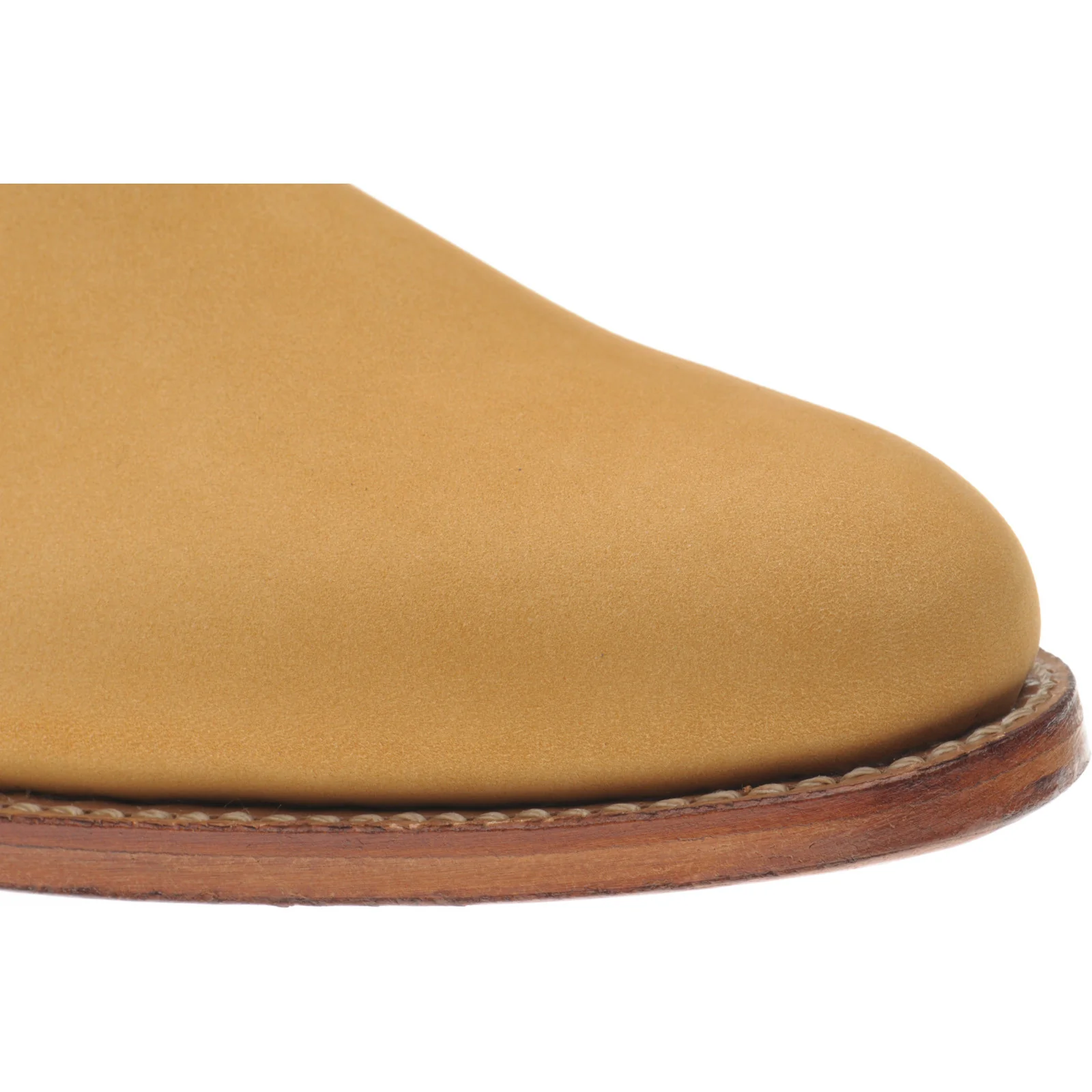 Herring Sittaford mens Chelsea boots in wheat nubuck - Image 5
