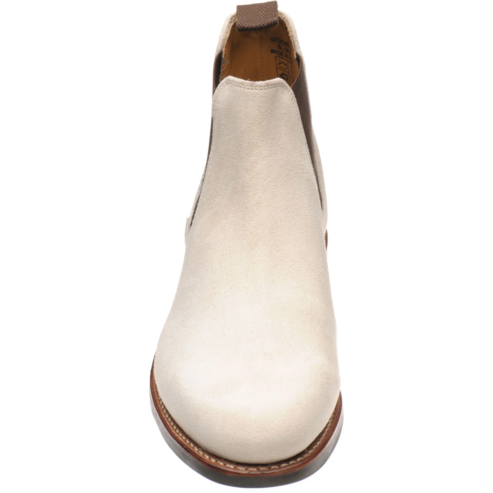 Herring Sittaford Rubber mens rubber-soled Chelsea boots in arctic suede - Image 2