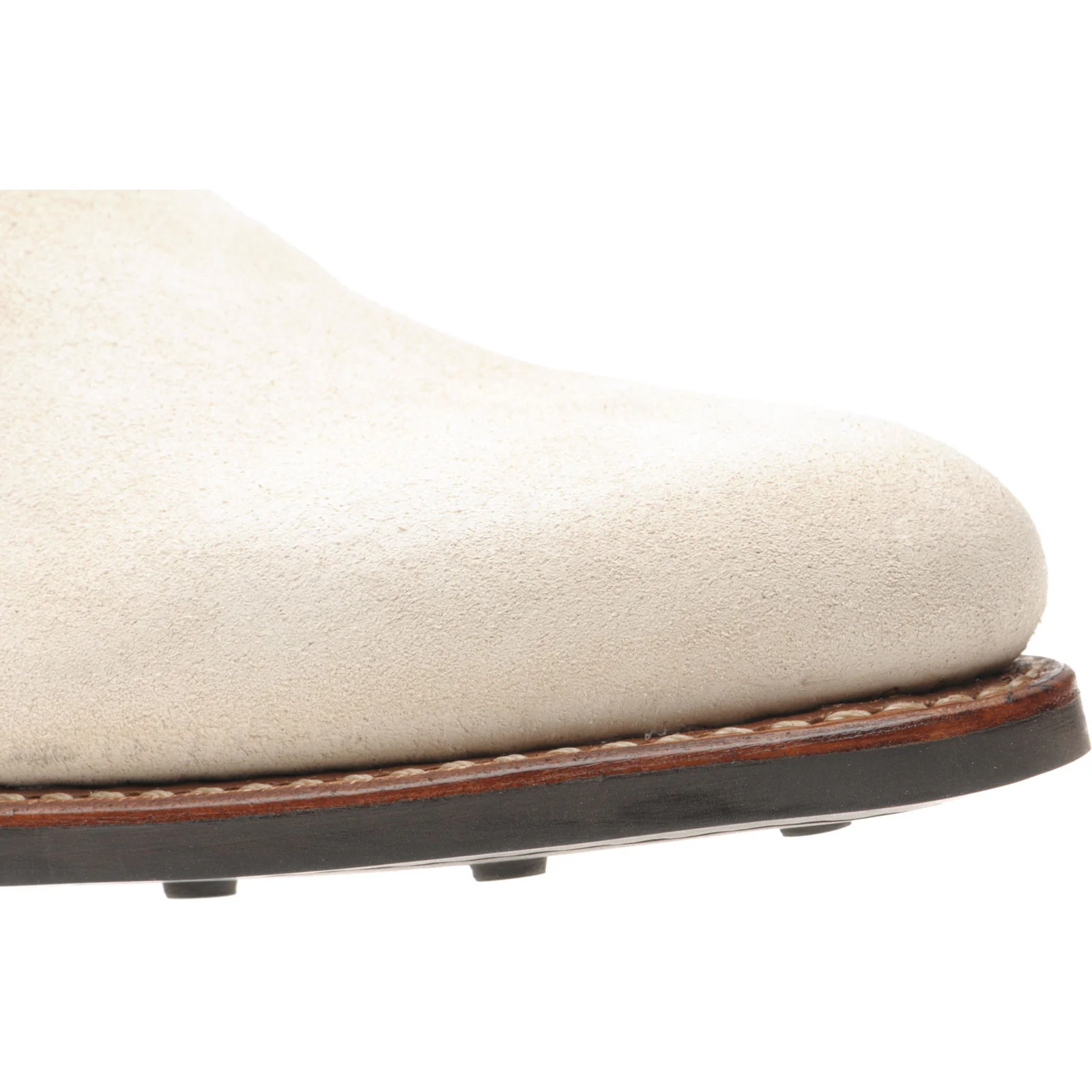 Herring Sittaford Rubber mens rubber-soled Chelsea boots in arctic suede - Image 5