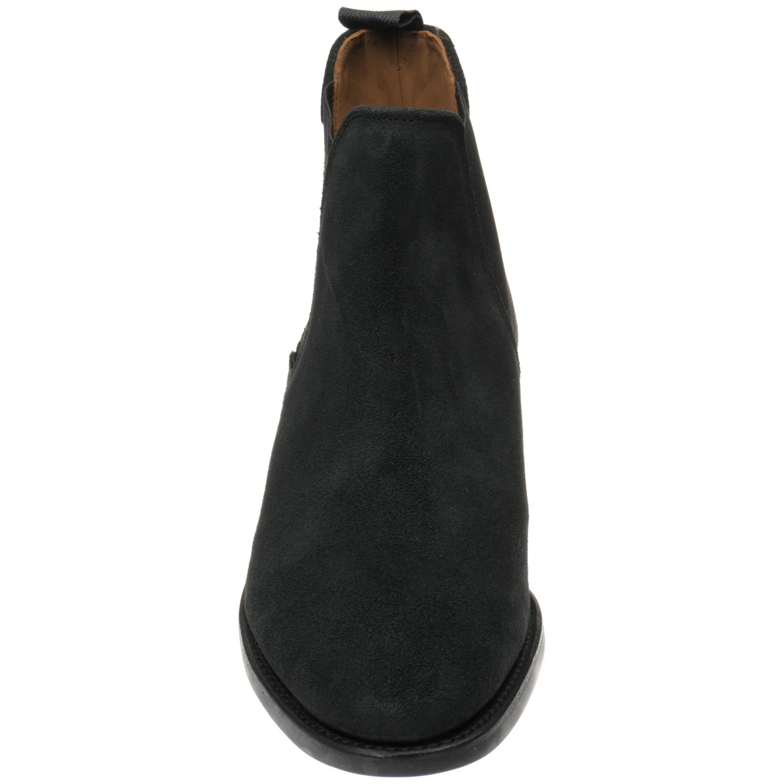 Herring Sittaford Rubber mens rubber-soled Chelsea boots in charcoal suede - Image 2