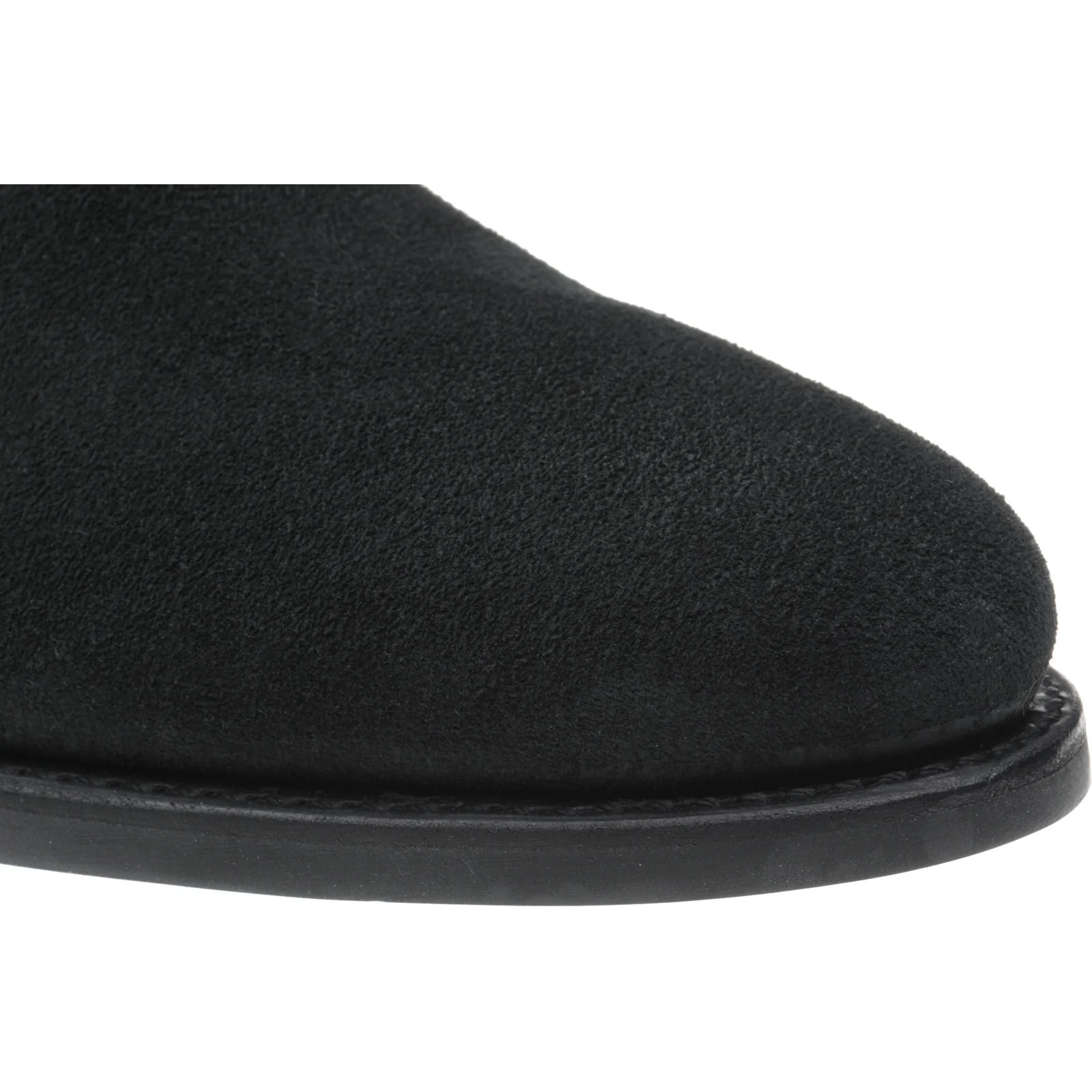 Herring Sittaford Rubber mens rubber-soled Chelsea boots in charcoal suede - Image 5