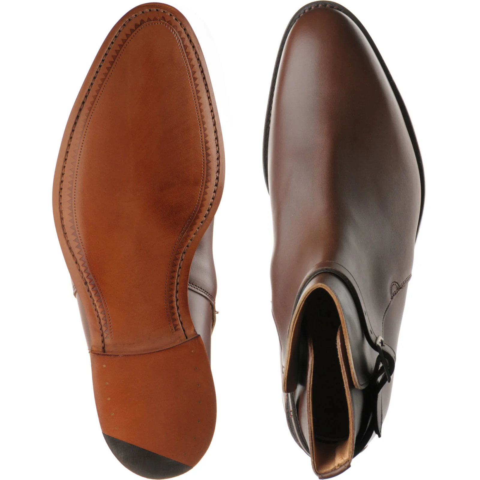 Herring Slane II mens boots in brown calf - Image 3
