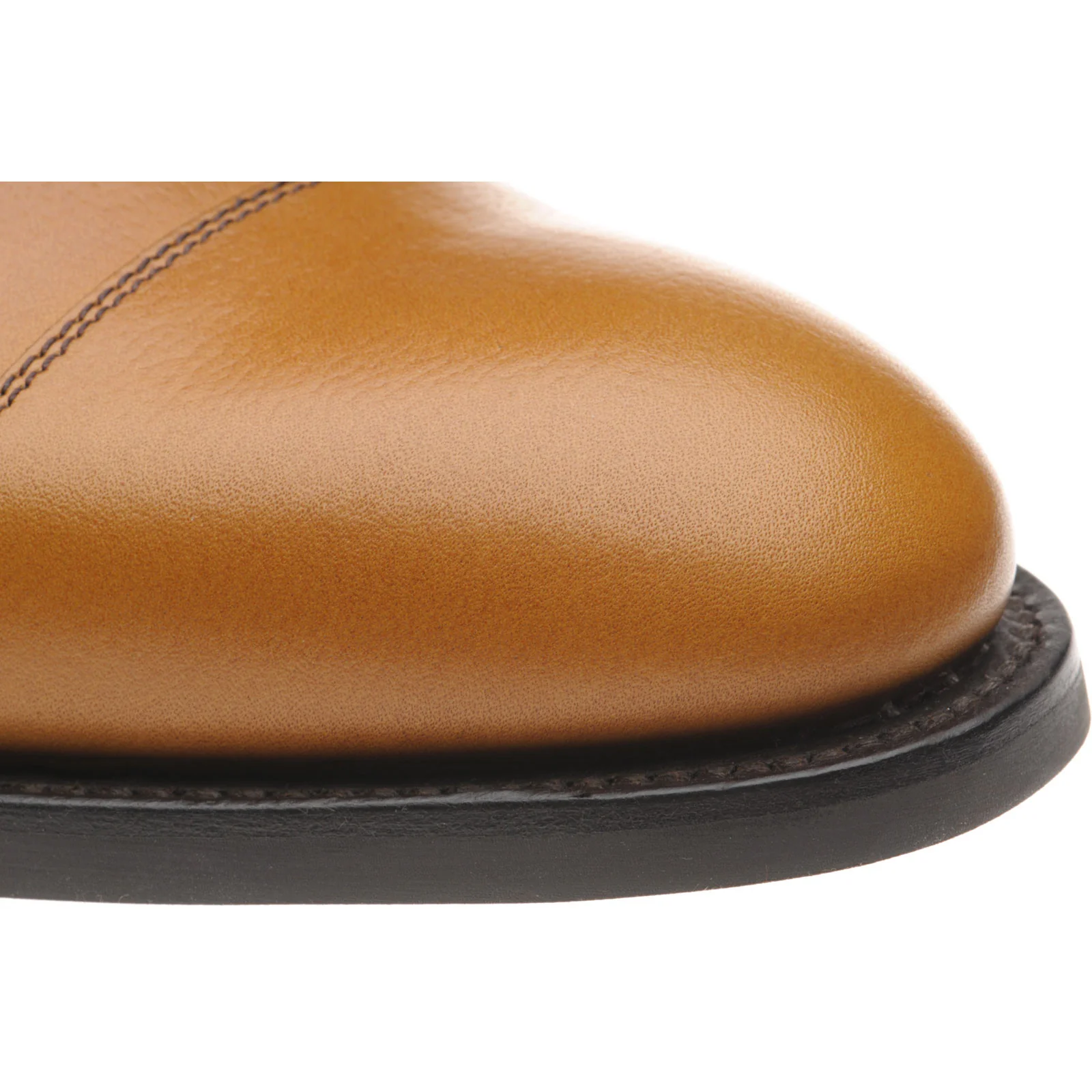 Herring Sligo Rubber mens rubber-soled Oxfords in tan grain calf - Image 5