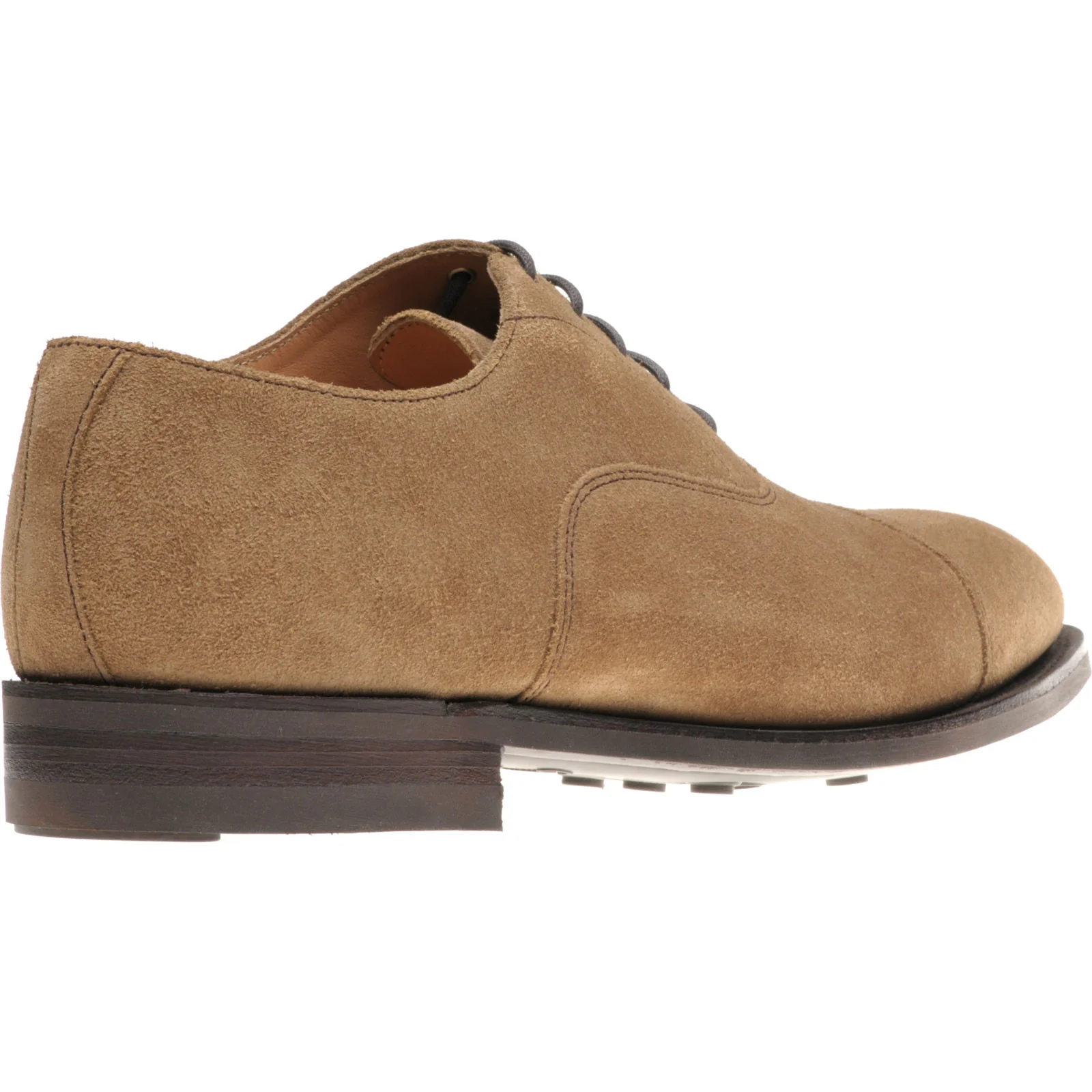 Herring Sligo Rubber mens rubber-soled Oxfords in taupe suede - Image 4