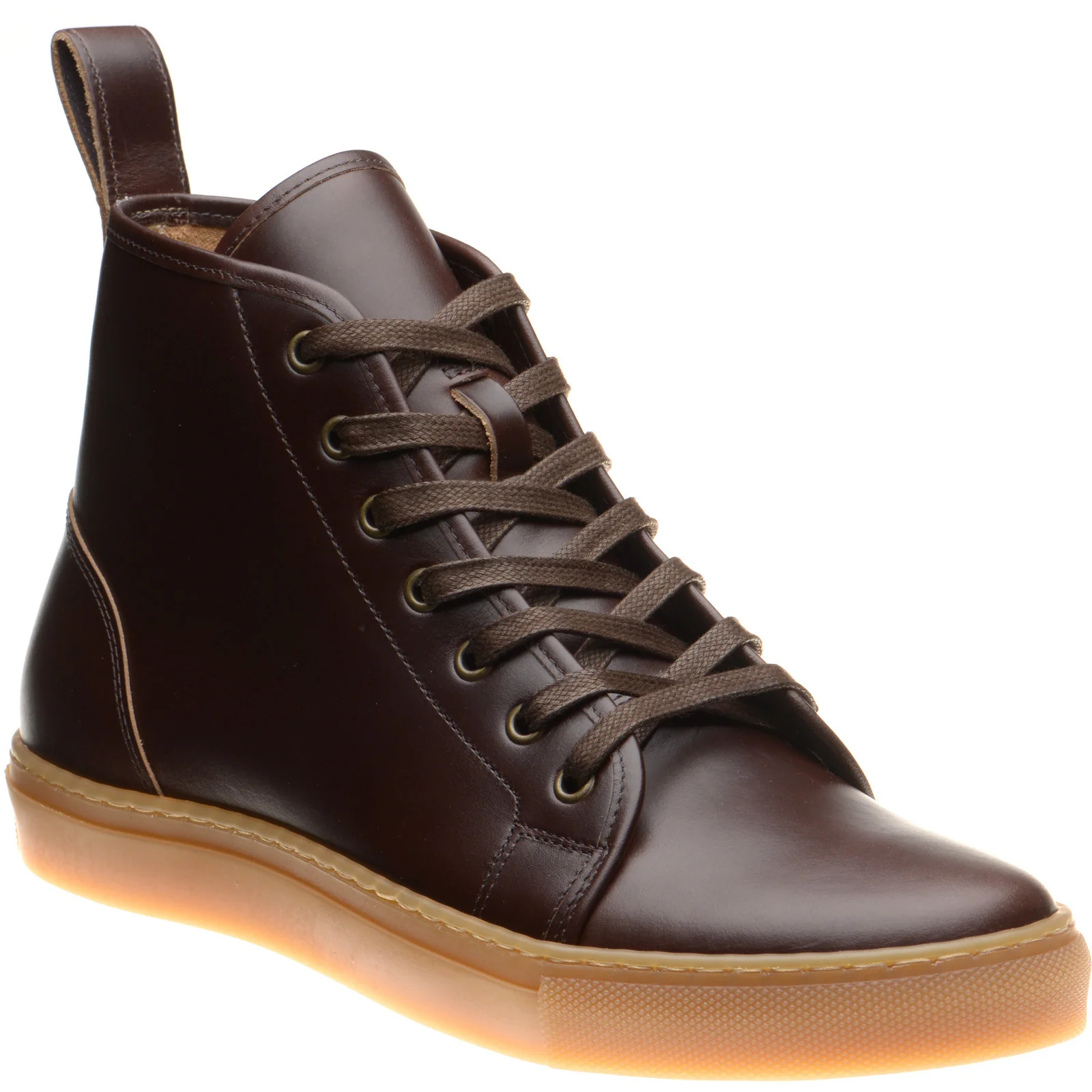 Herring Smugs mens rubber-soled boots in dark brown
