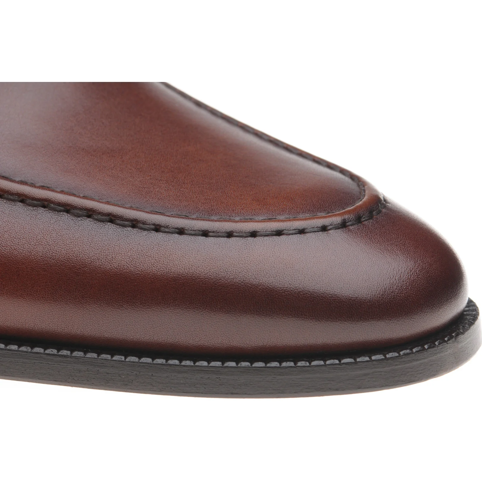 Herring Snaff II mens loafers in conker calf - Image 5