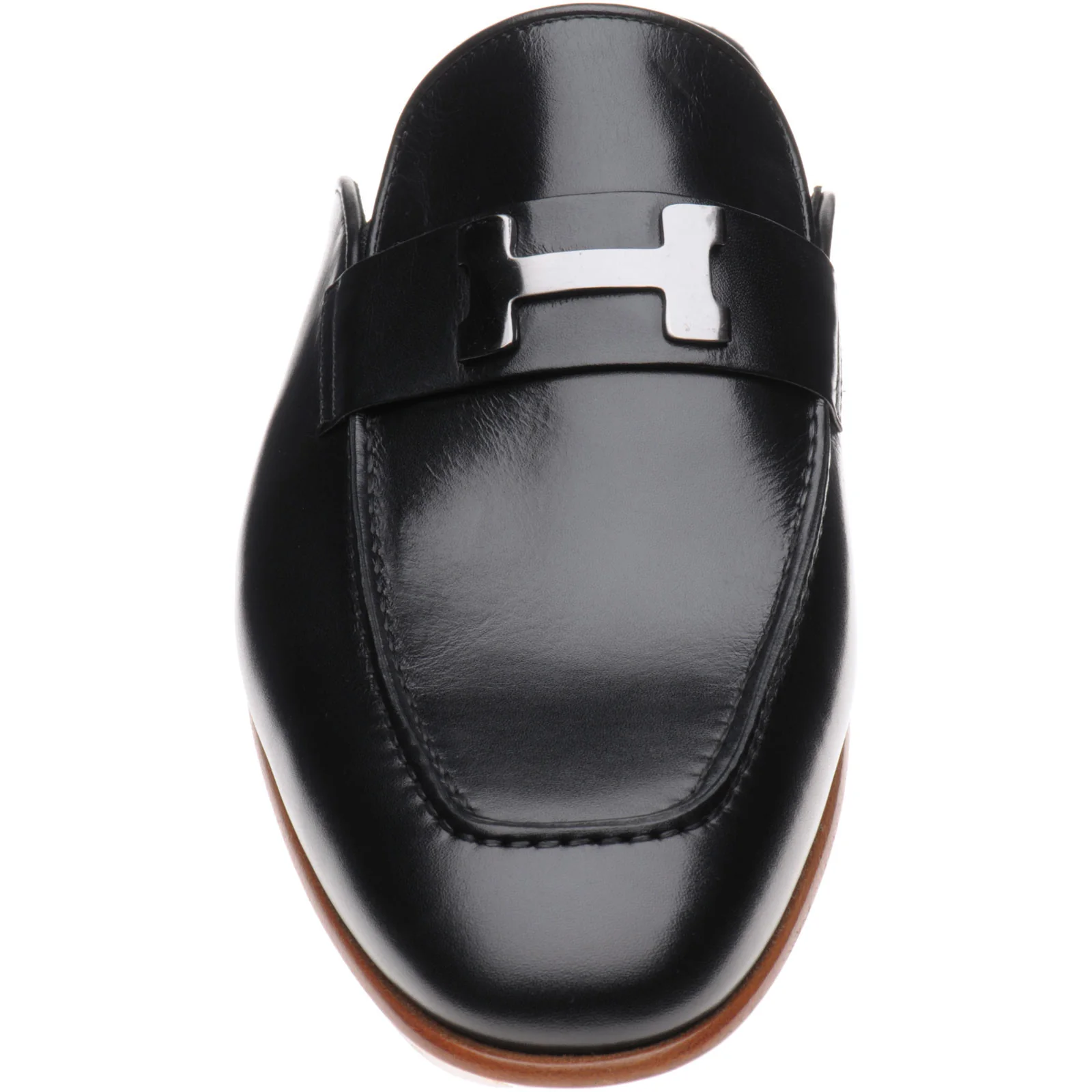 Herring Snaff mens loafers in black calf - Image 2