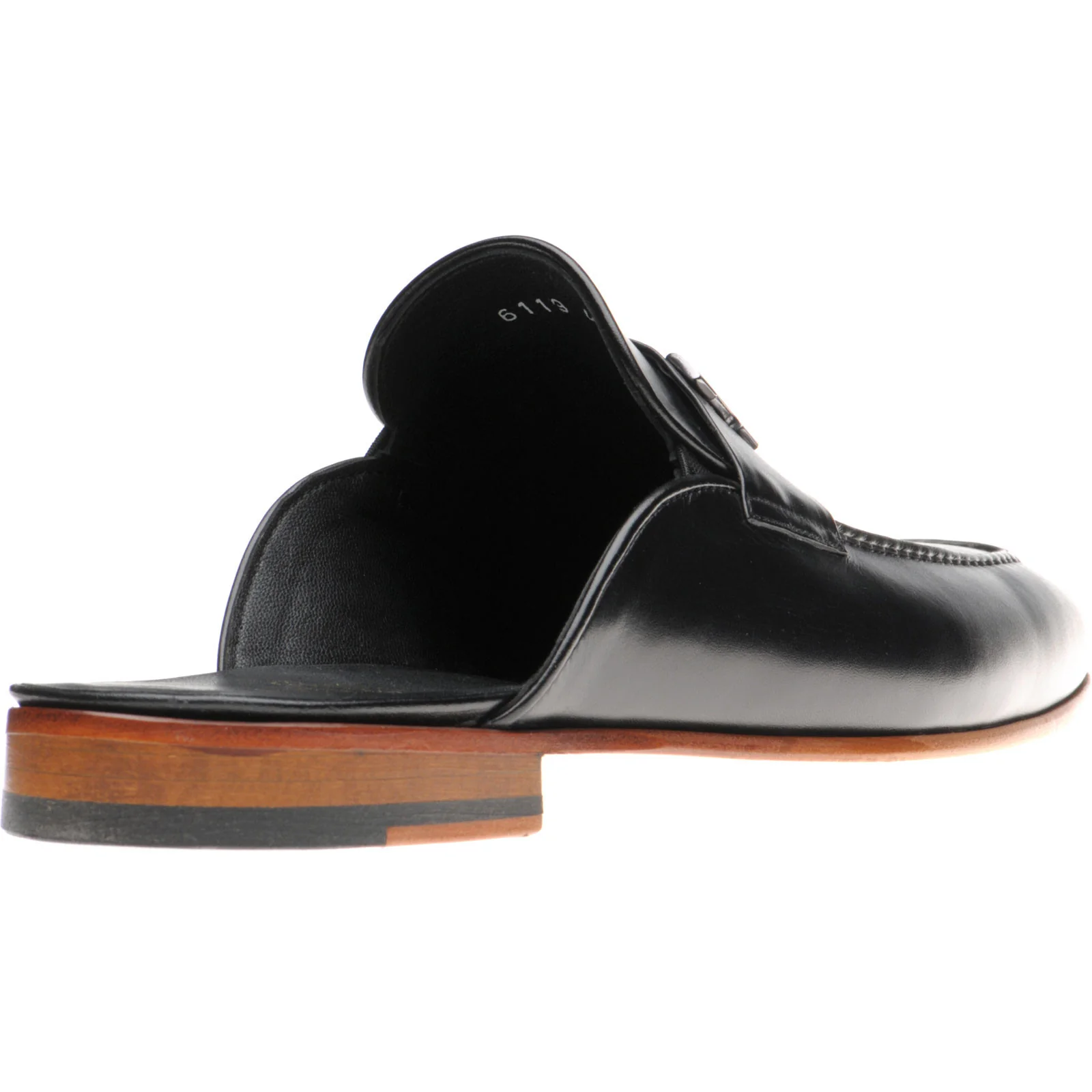 Herring Snaff mens loafers in black calf - Image 4