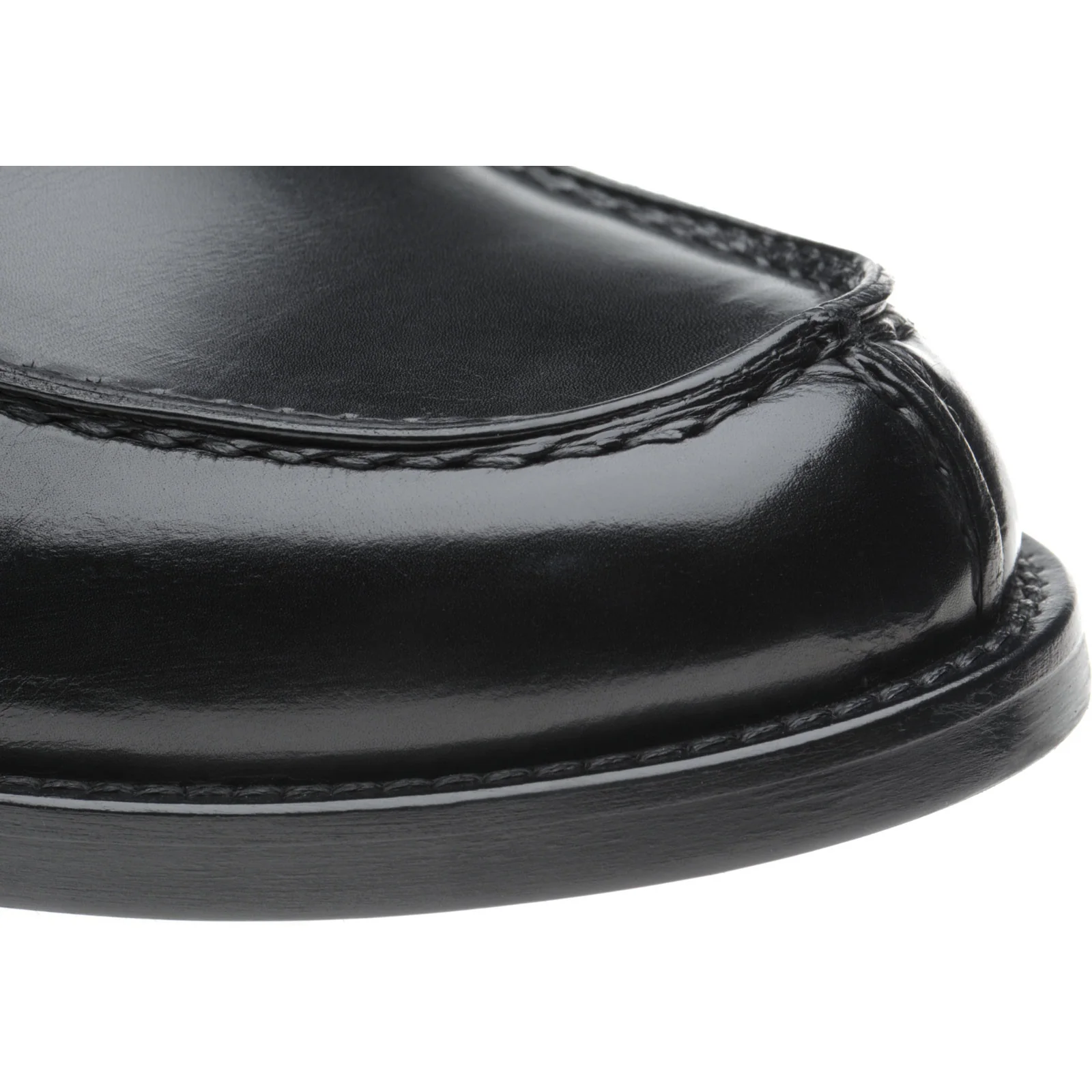 Herring Sophia ladies hybrid-soled loafers in black calf - Image 5