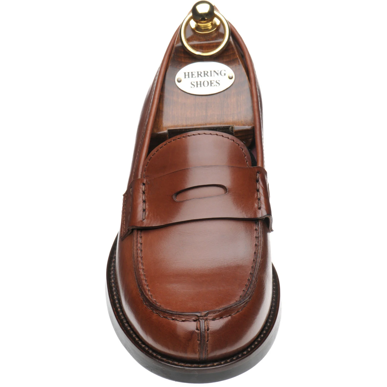 Herring Sophia ladies hybrid-soled loafers in light brown calf - Image 2