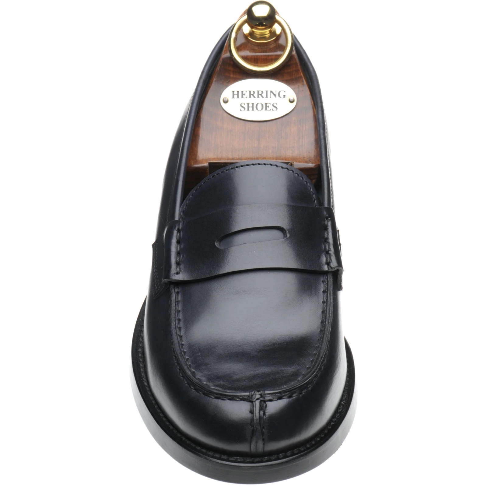 Herring Sophia ladies hybrid-soled loafers in navy calf - Image 2