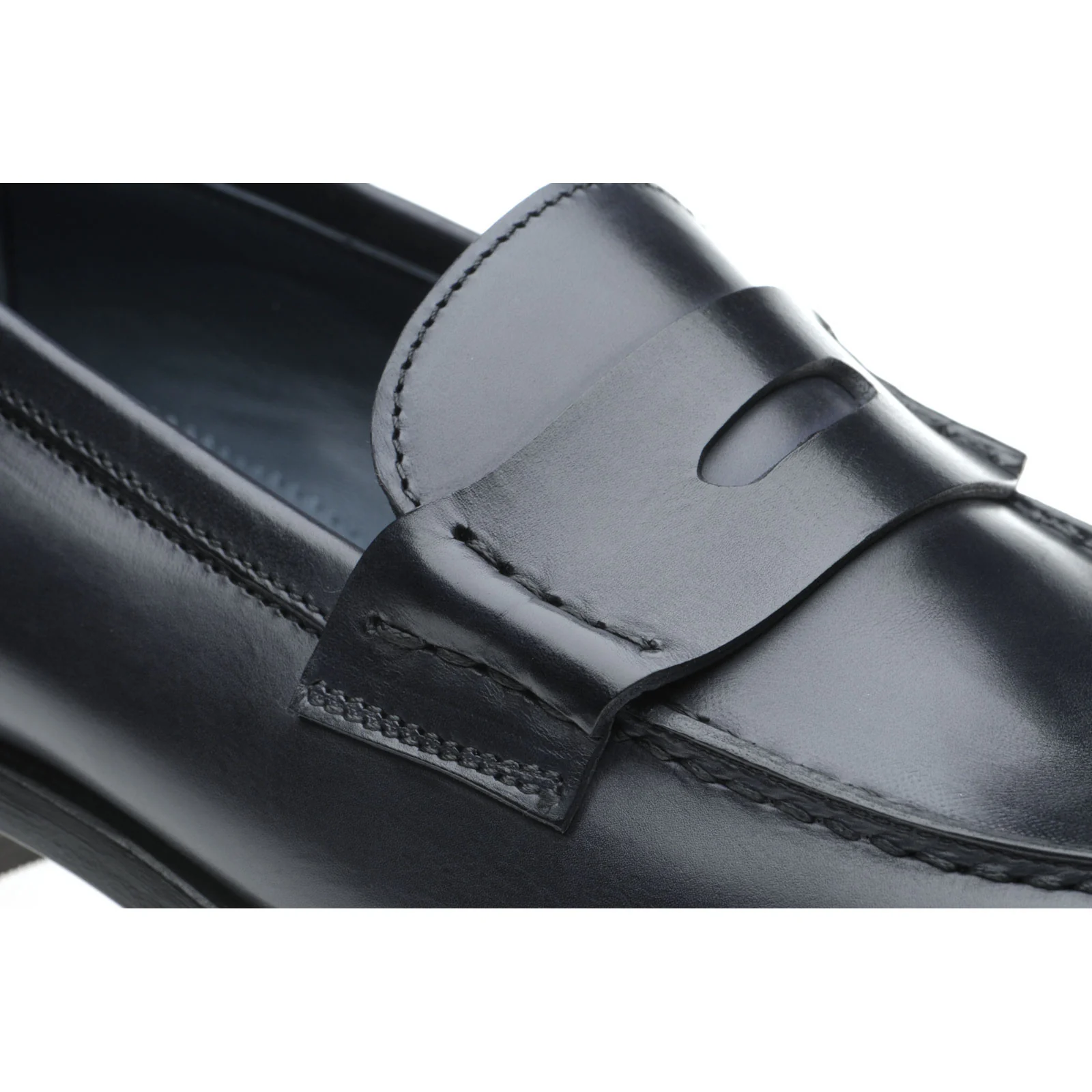 Herring Sophia ladies hybrid-soled loafers in navy calf - Image 4