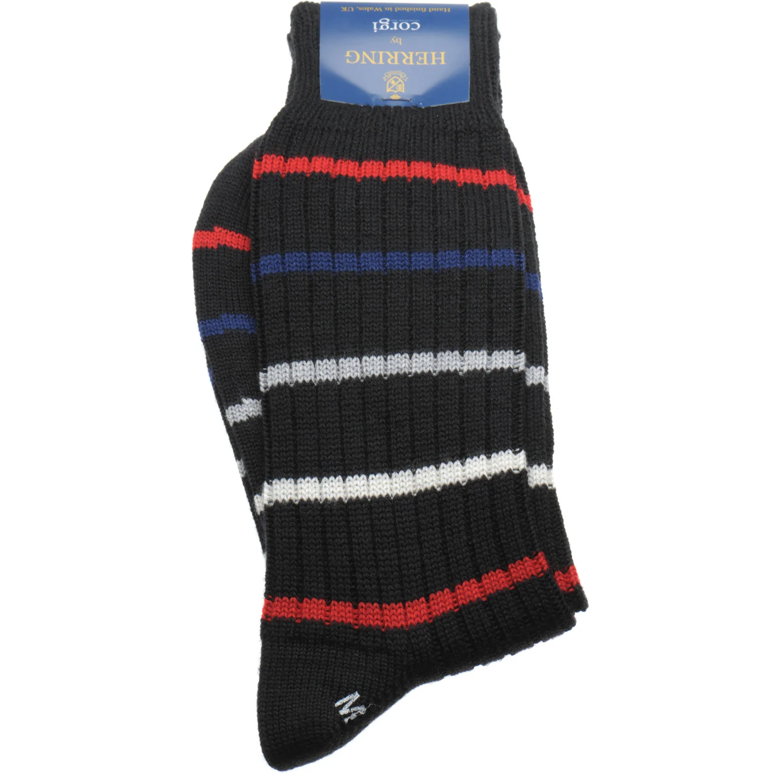Herring Spin Sock in black - Image 2