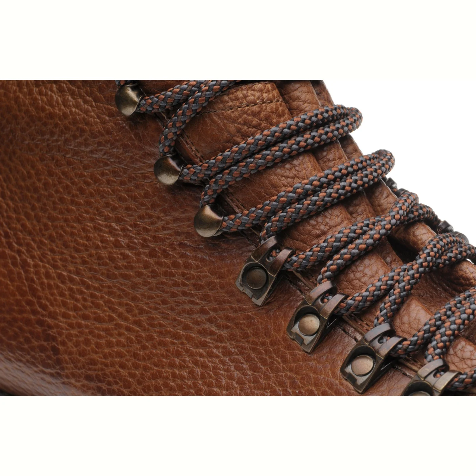 Herring Staverley mens rubber-soled boots in tan grain - Image 4