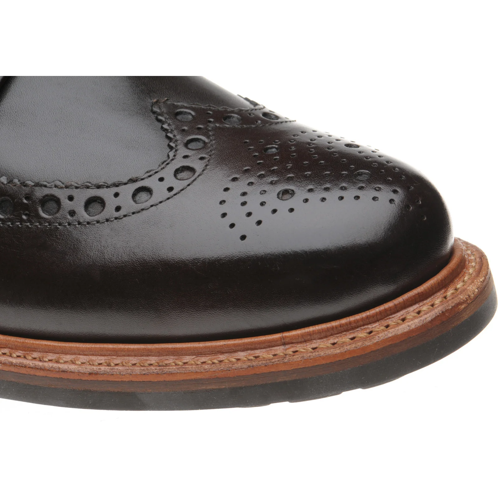 Herring Steeperton II mens rubber-soled boots in dark brown calf - Image 5