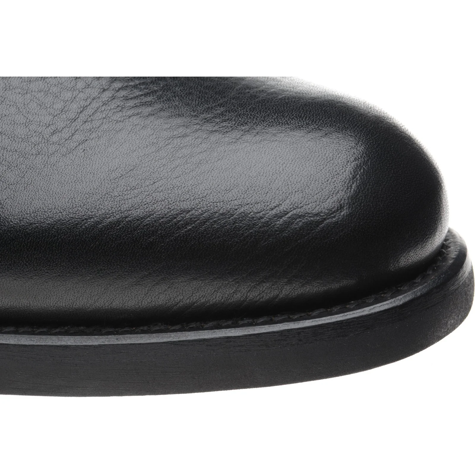 Herring Stockholm (Warm Lined) mens rubber-soled boots in black grain - Image 5