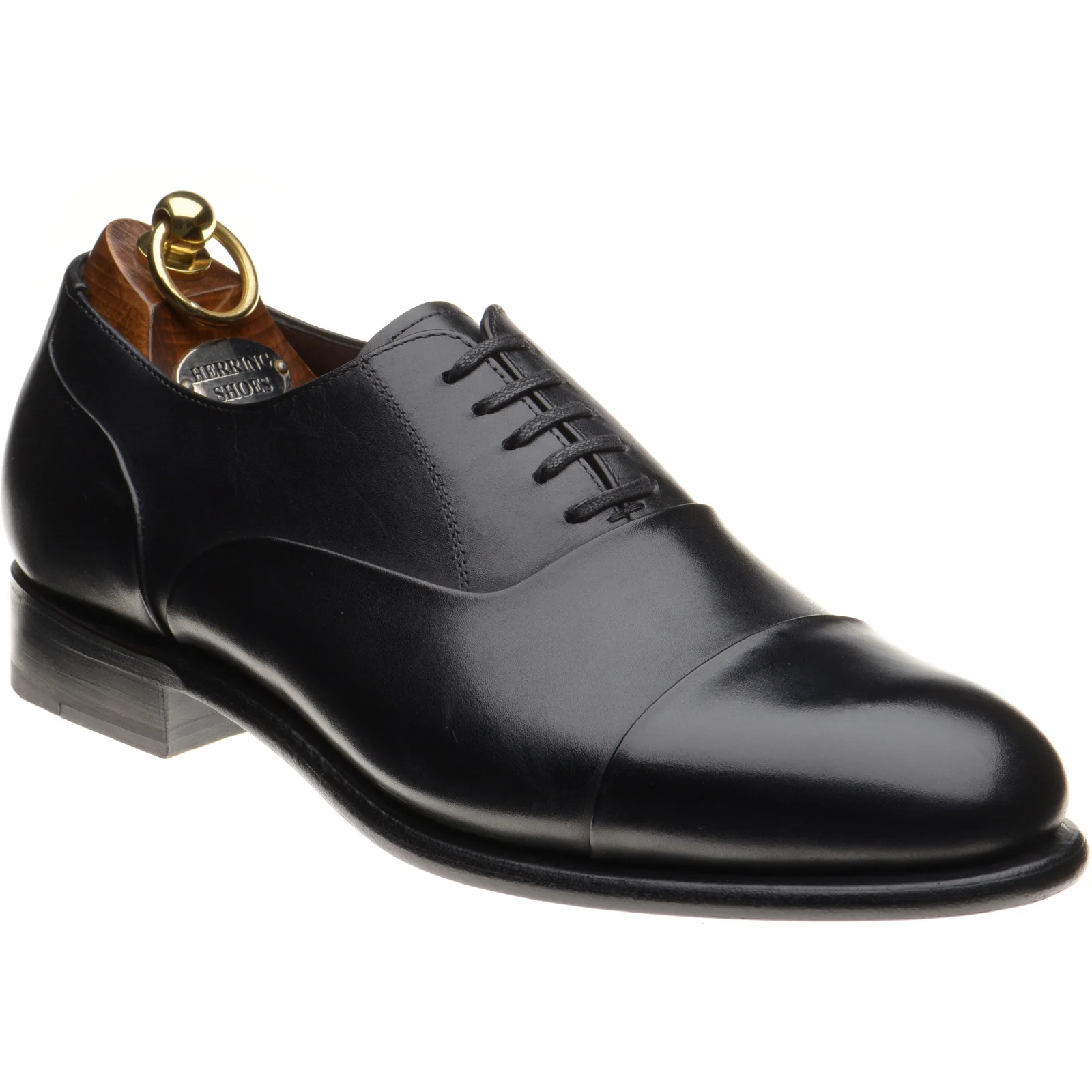 Herring Sutherland mens Oxfords in black calf