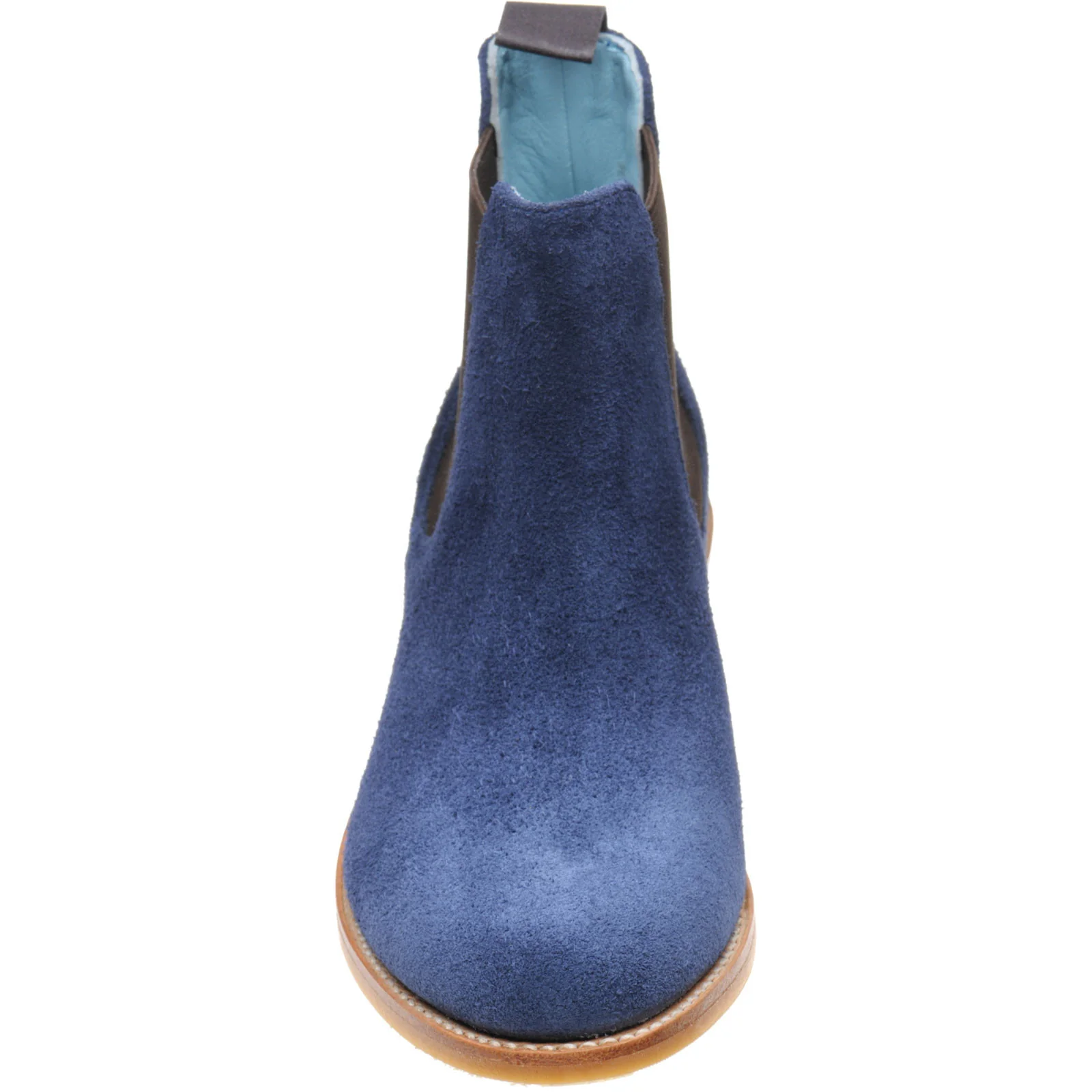 Herring Tamara Ladies ladies rubber-soled Chelsea boots in navy suede - Image 2