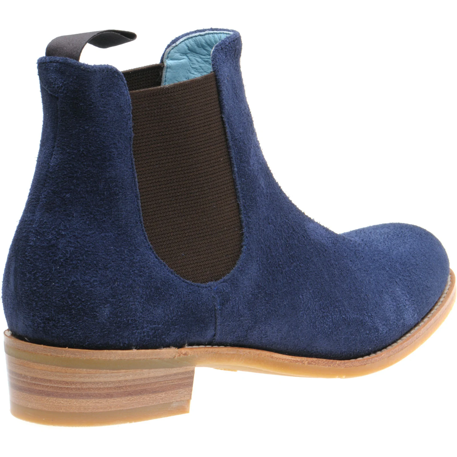 Herring Tamara Ladies ladies rubber-soled Chelsea boots in navy suede - Image 4