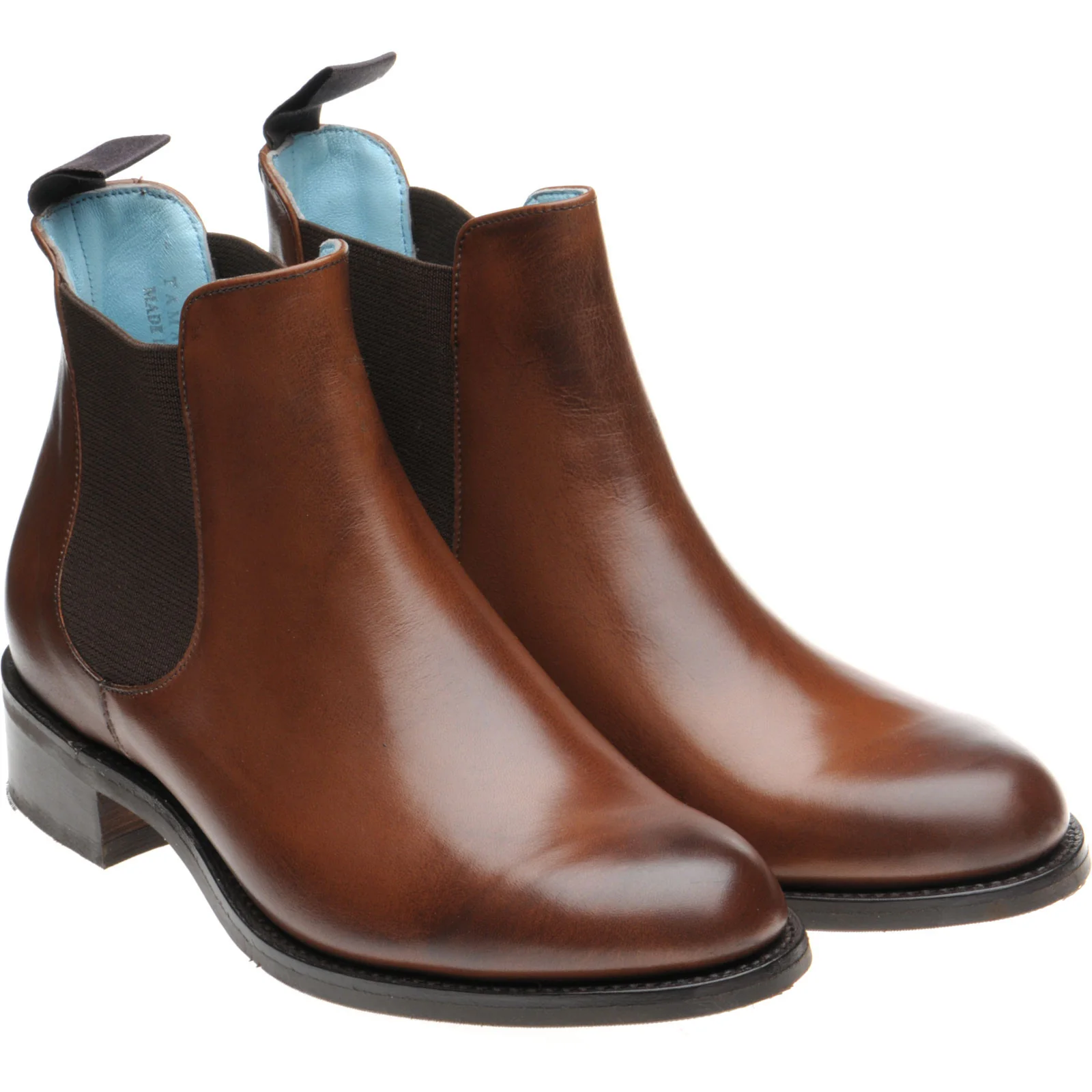 Herring Tamara Ladies ladies rubber-soled Chelsea boots in walnut calf