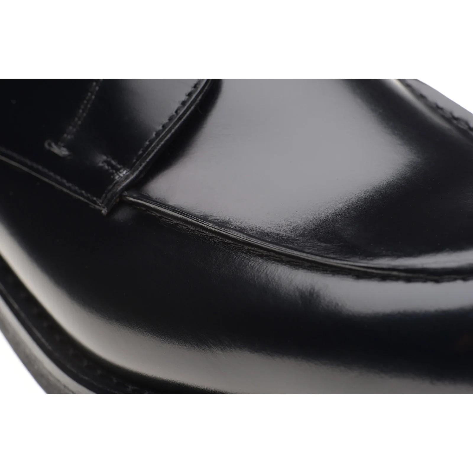 Herring Toulon mens rubber-soled boots in black polished - Image 5