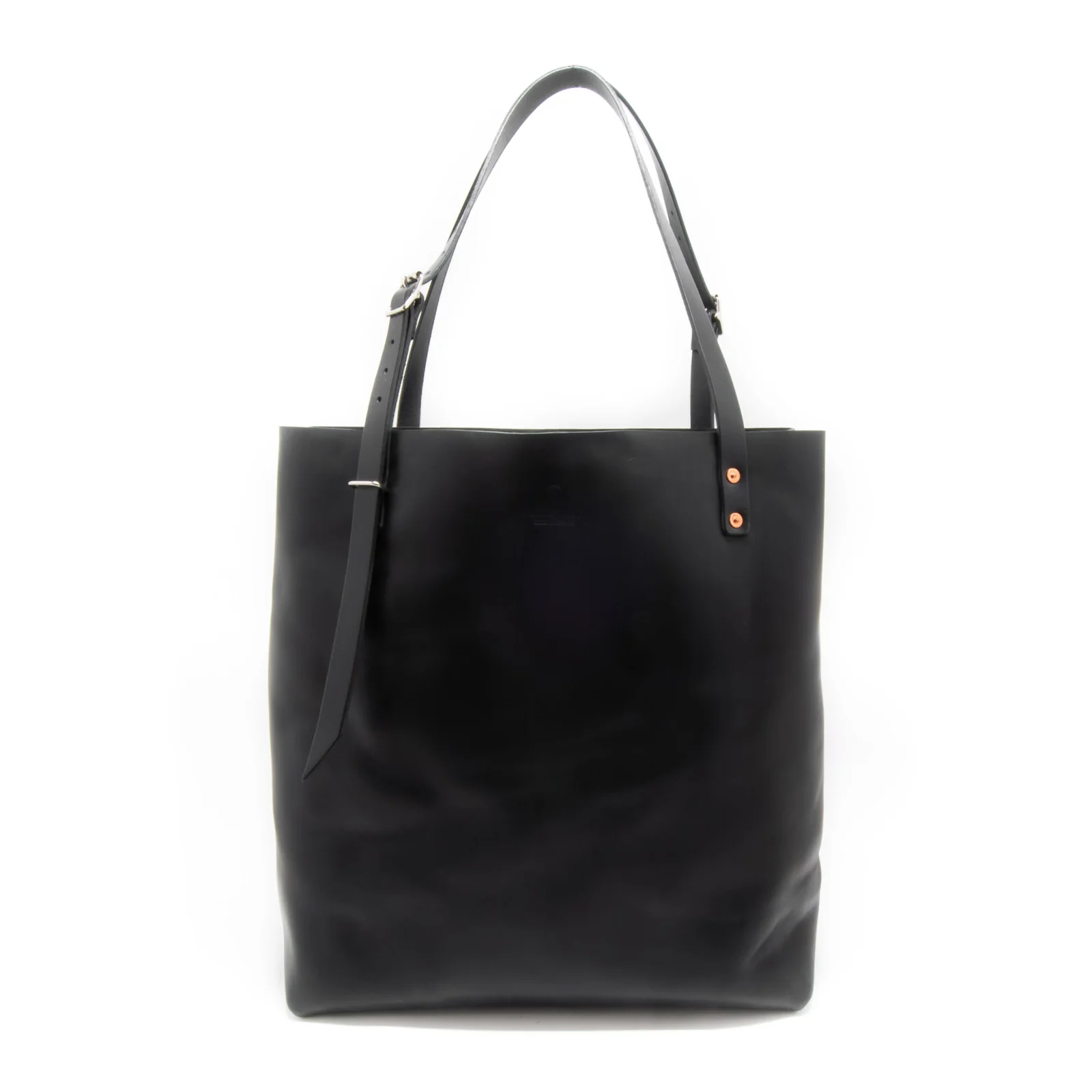 Herring Vixen Tote Bag in black waxy calf