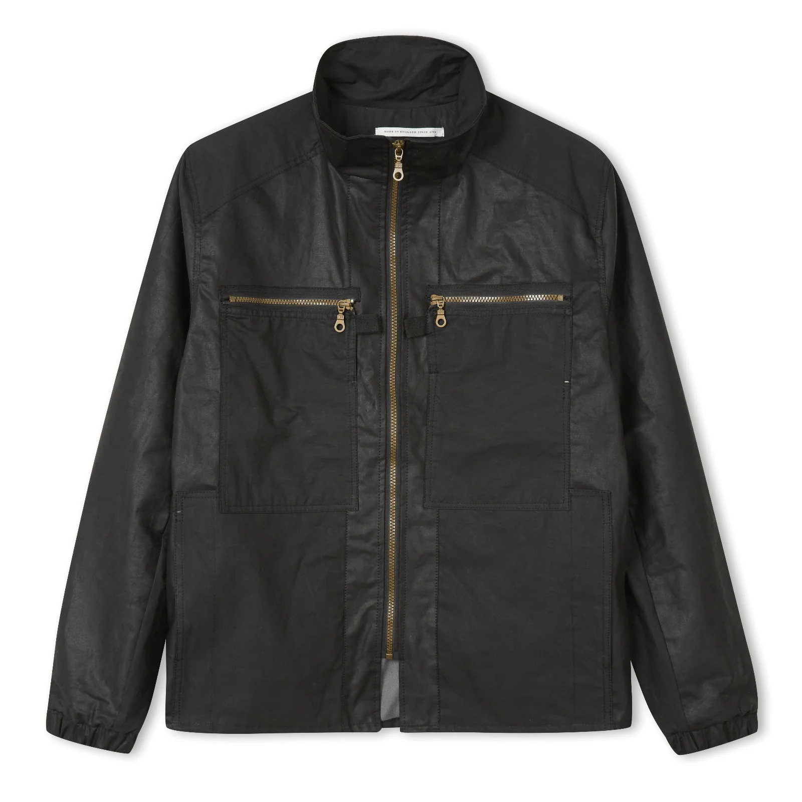 Herring Wallace Waxed Jacket by Peregrine in black