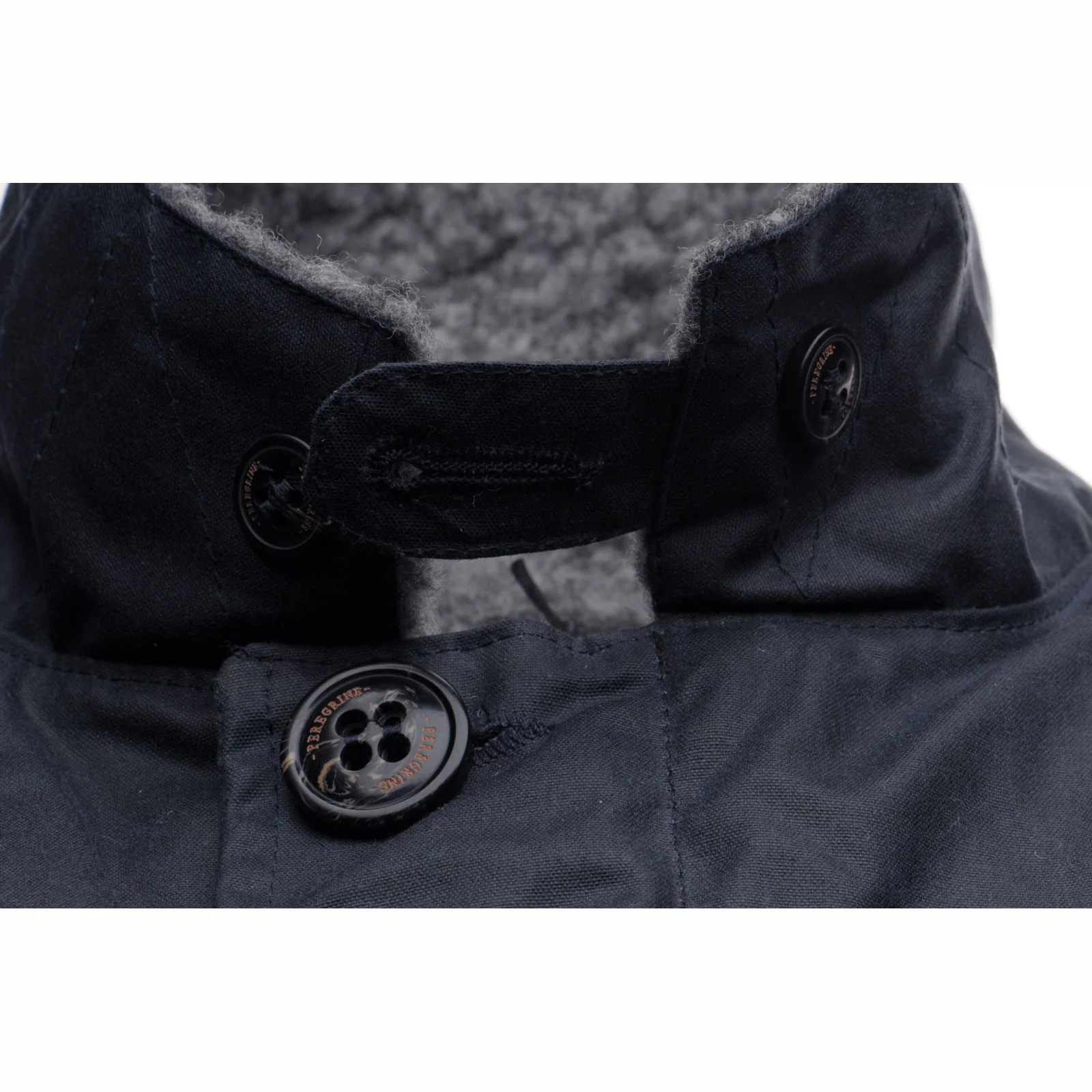 Herring Warm Lined Teddy Jacket by Peregrine in navy - Image 2