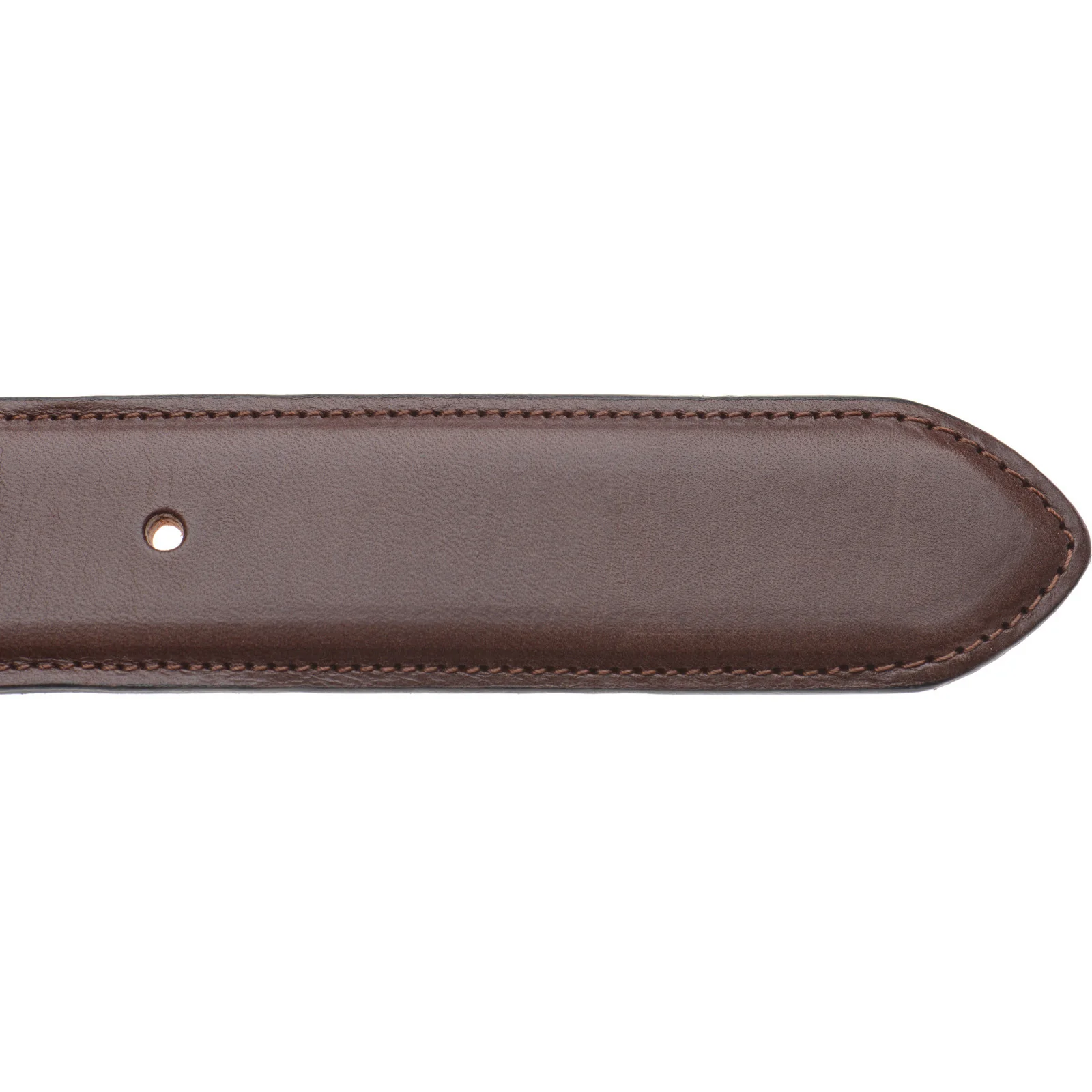 Herring Westminster Belt in brown calf silver buckle - Image 3