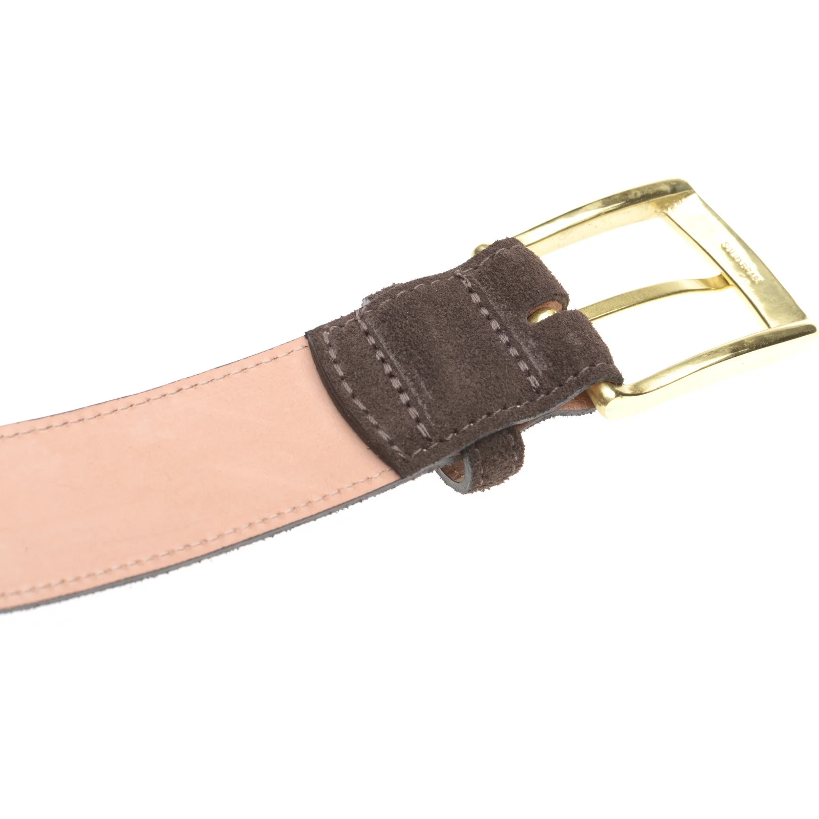 Herring Westminster Belt in dark brown suede - Image 5