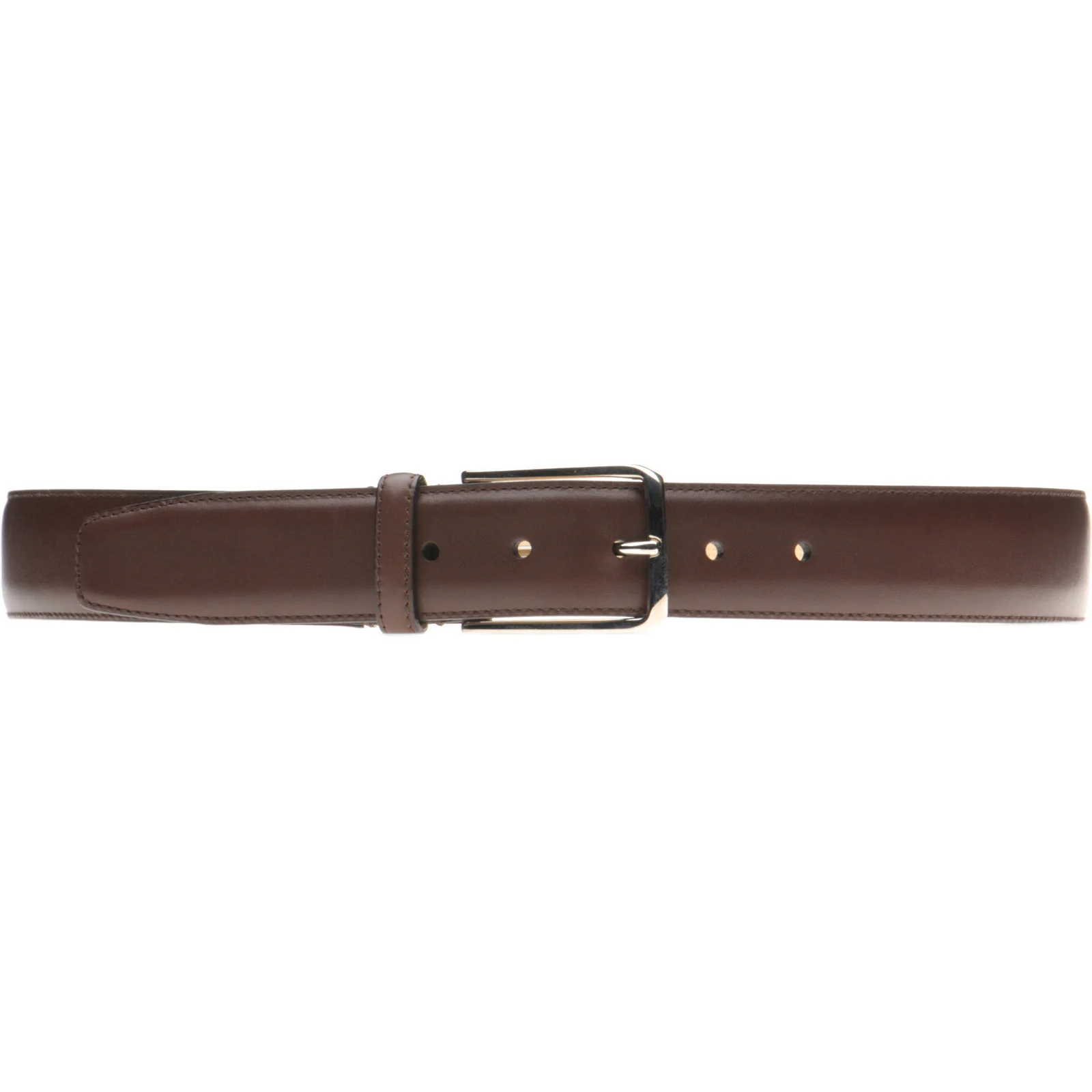 Herring Westminster II Belt in brown calf silver buckle - Image 2