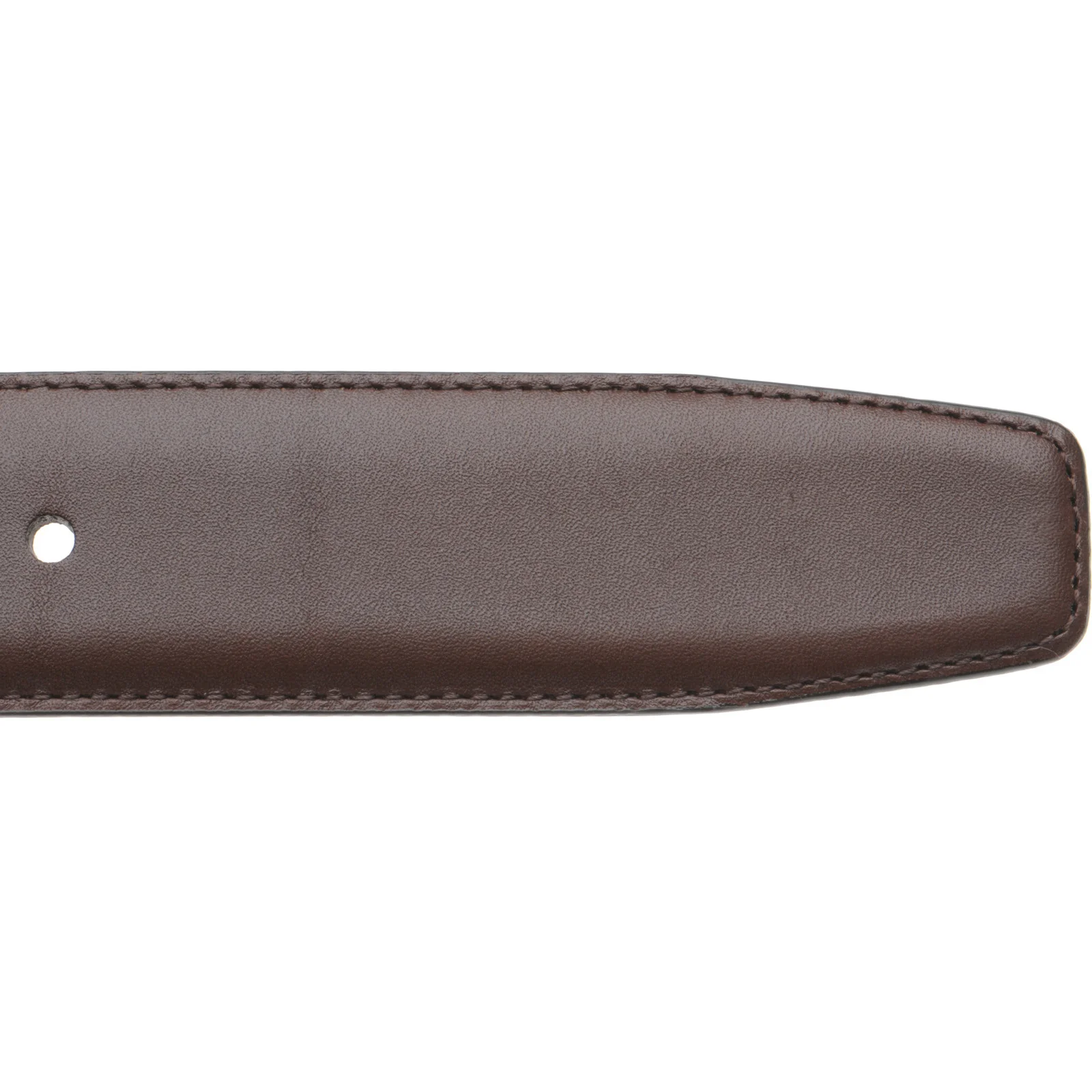 Herring Westminster II Belt in brown calf silver buckle - Image 5