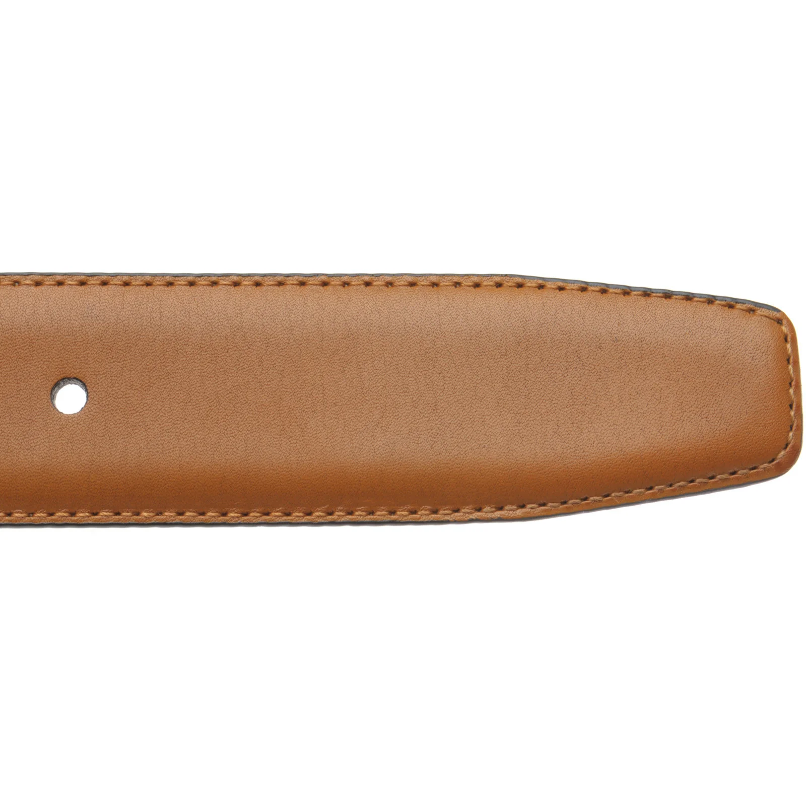 Herring Westminster II Belt in tan calf silver buckle - Image 5