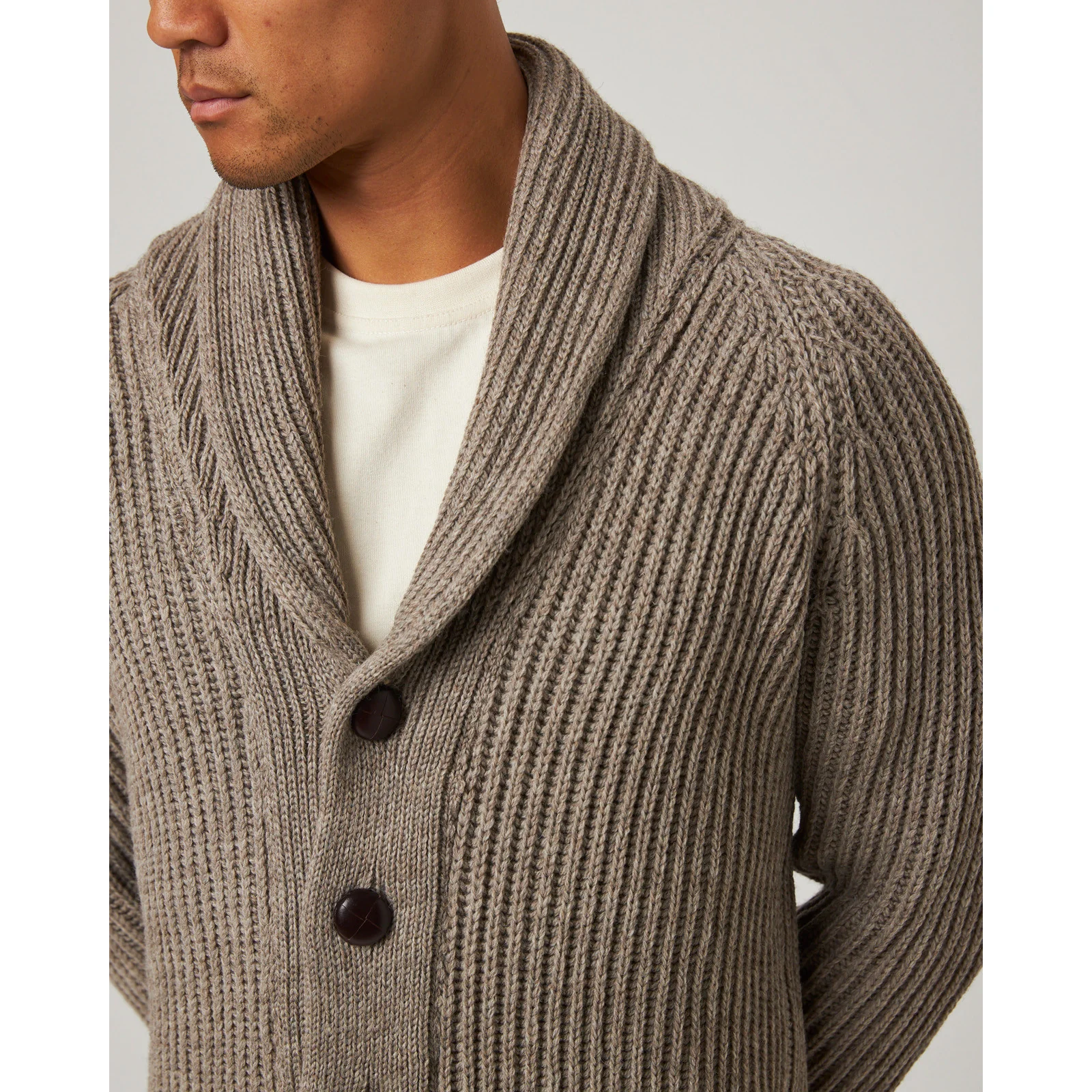 Herring Wilkinson Cardigan by Peregrine in oak - Image 2
