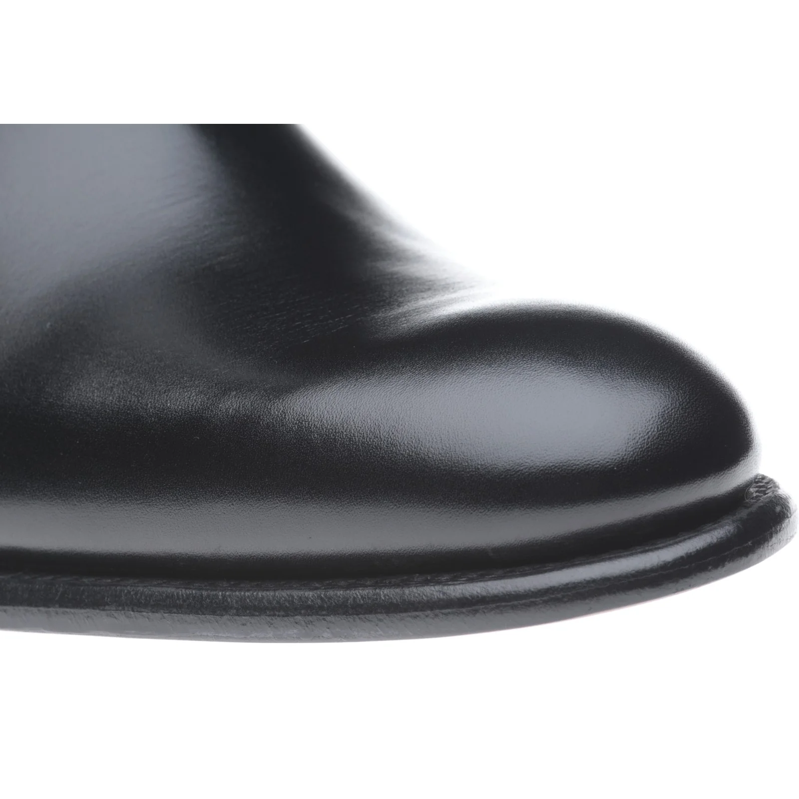 Herring Wilson mens Chelsea boots in black calf - Image 5