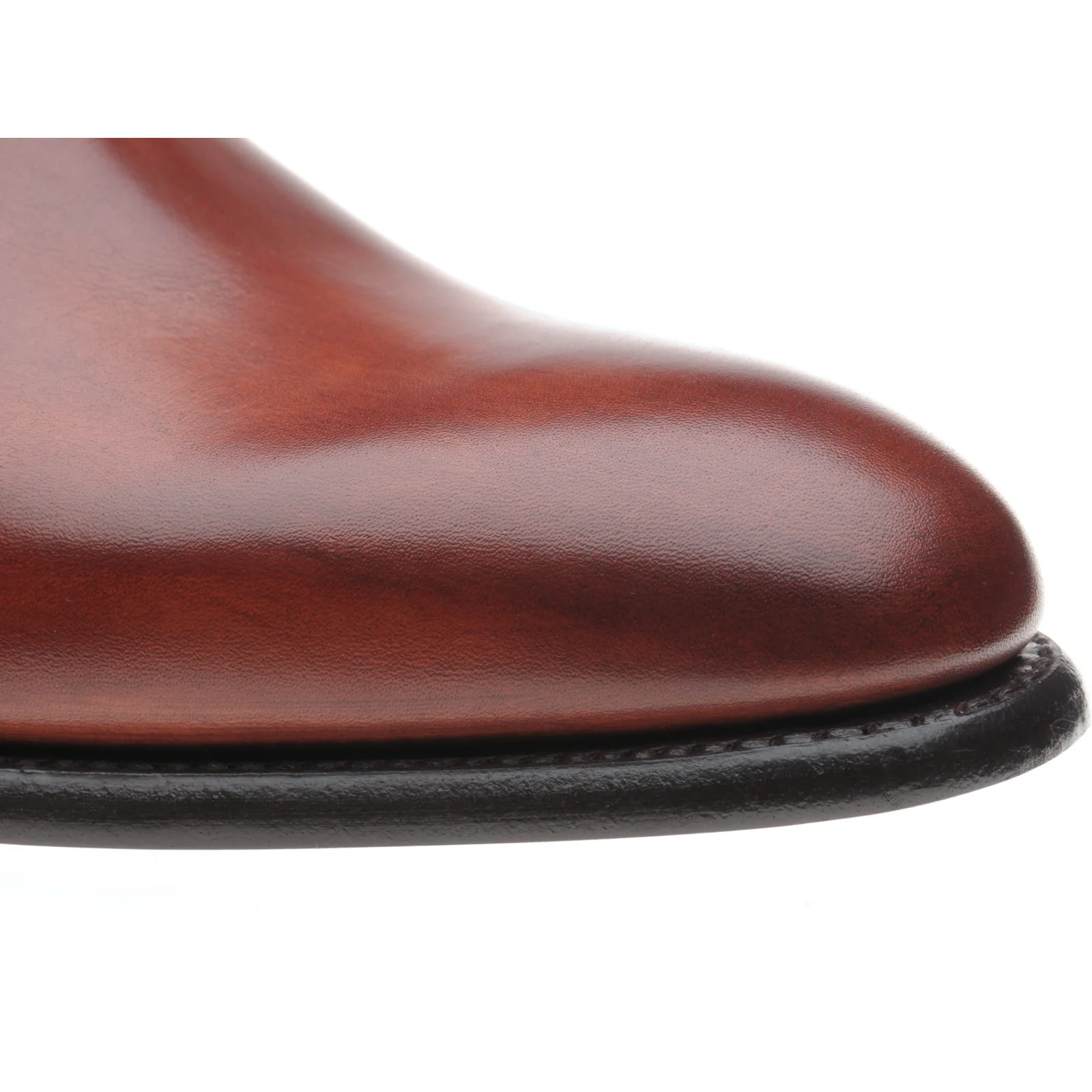 Herring Wilson mens Chelsea boots in dark leaf calf - Image 5