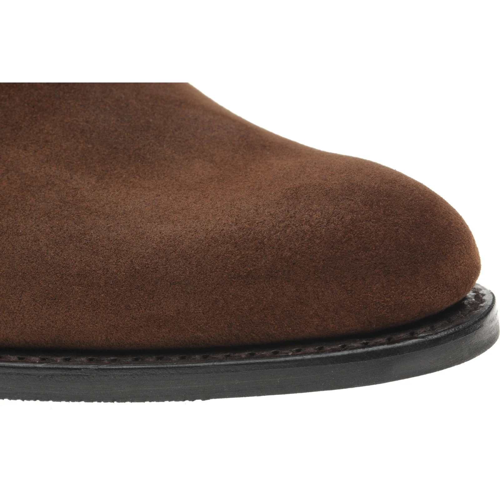 Herring Wilson Rubber mens rubber-soled Chelsea boots in snuff suede - Image 5