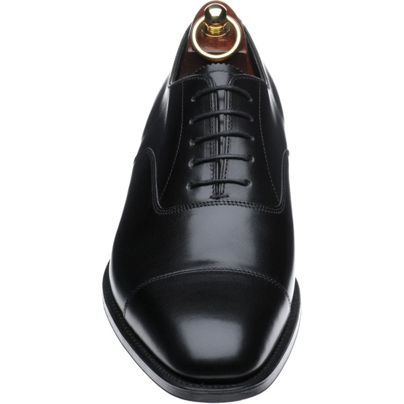 Loake Aldwych mens Oxfords in black calf (second) - Image 2