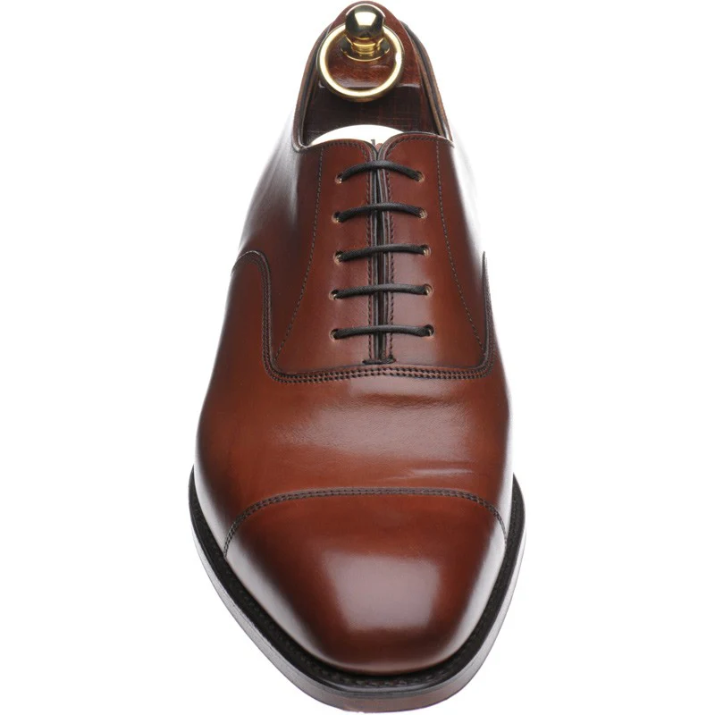 Loake Aldwych mens Oxfords in mahogany calf (second) - Image 2