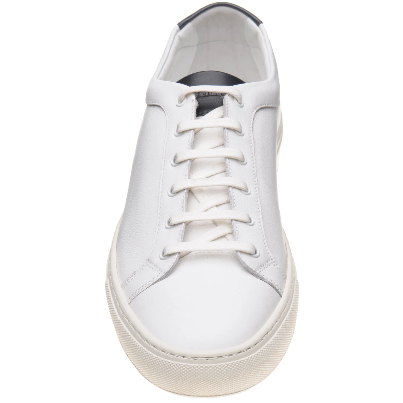 Loake Dash mens rubber-soled in white calf - Image 2