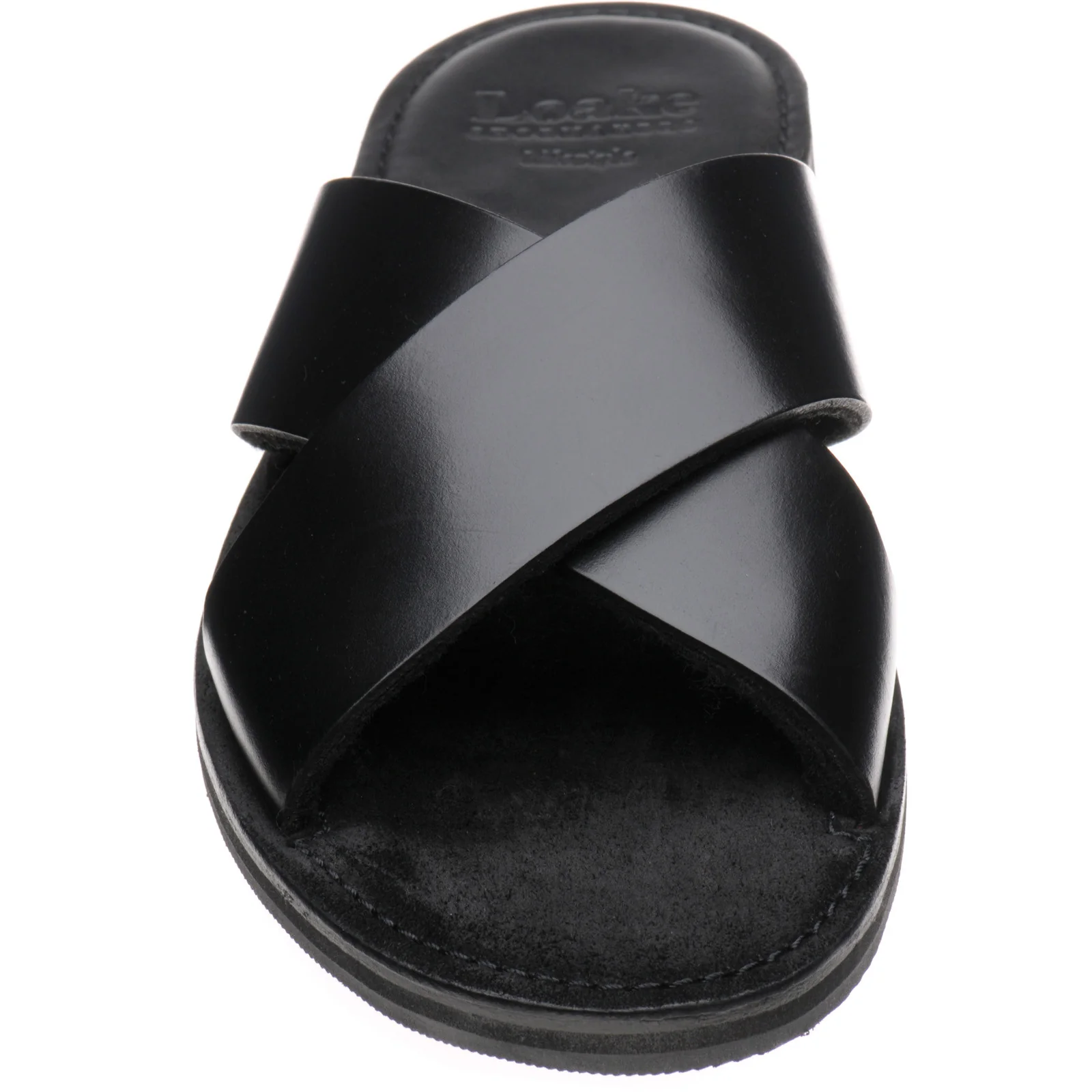 Loake Gozo mens rubber-soled in black calf - Image 2