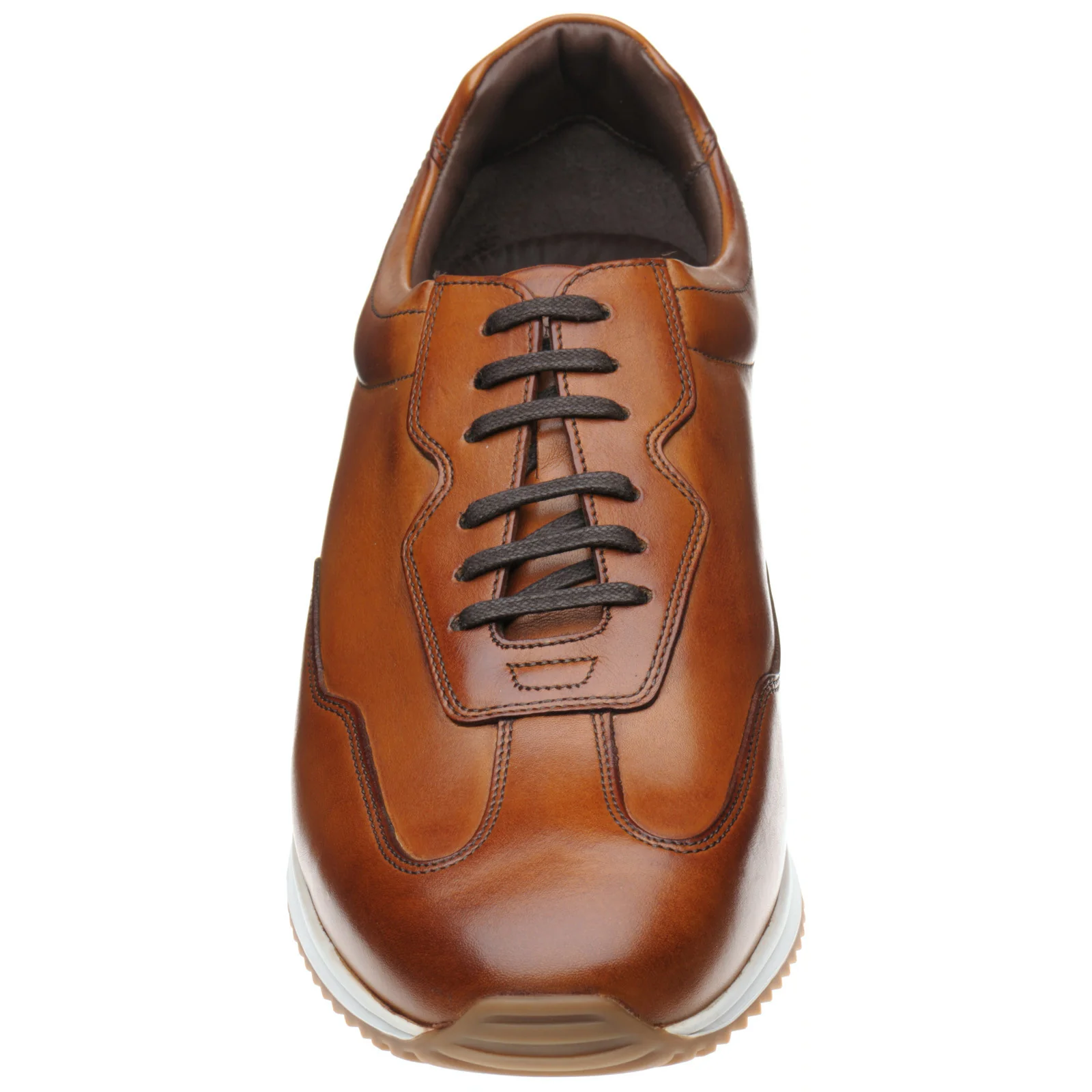 Loake Linford mens rubber-soled in chestnut calf (second) - Image 2