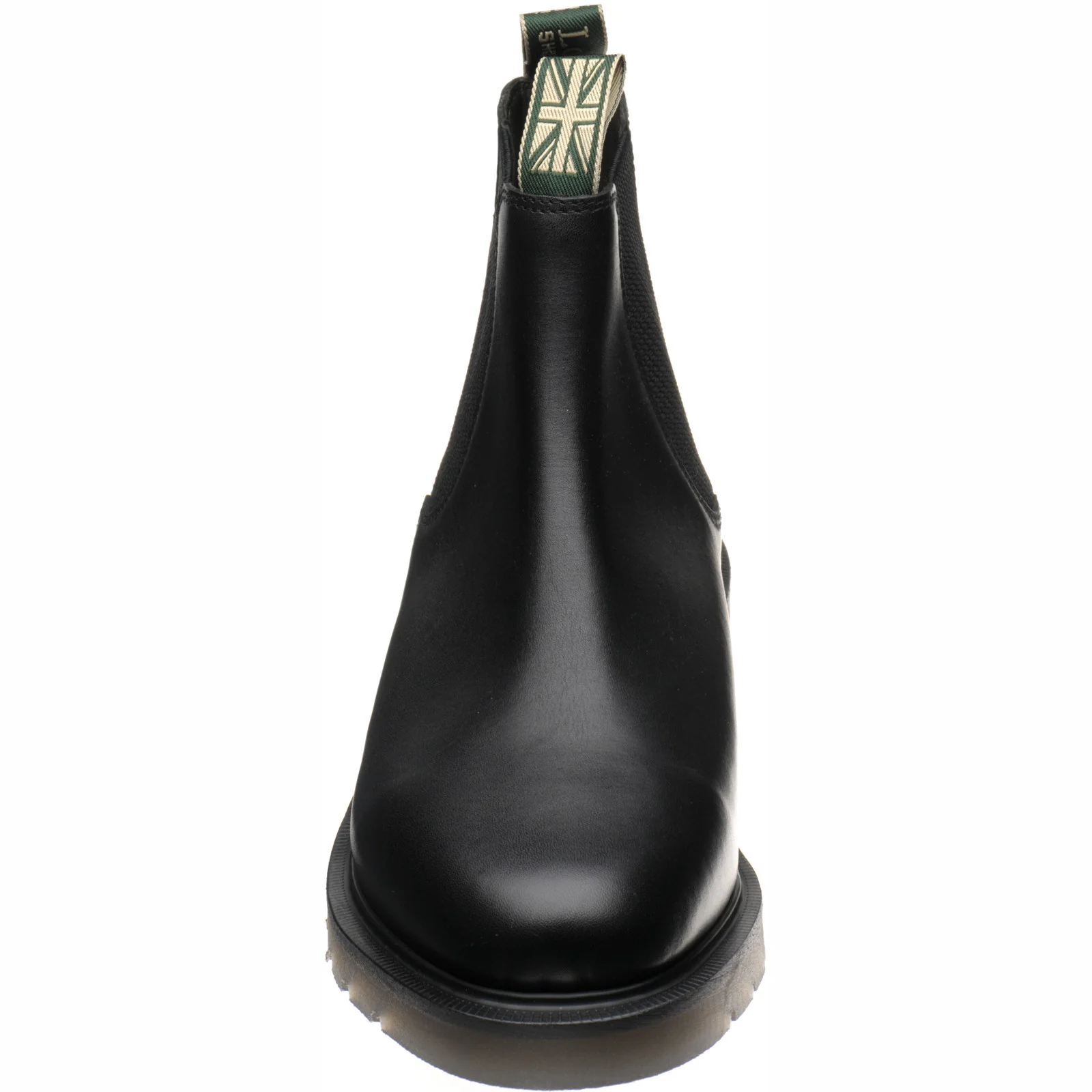 Loake McCauley mens rubber-soled Chelsea boots in black calf (second) - Image 2