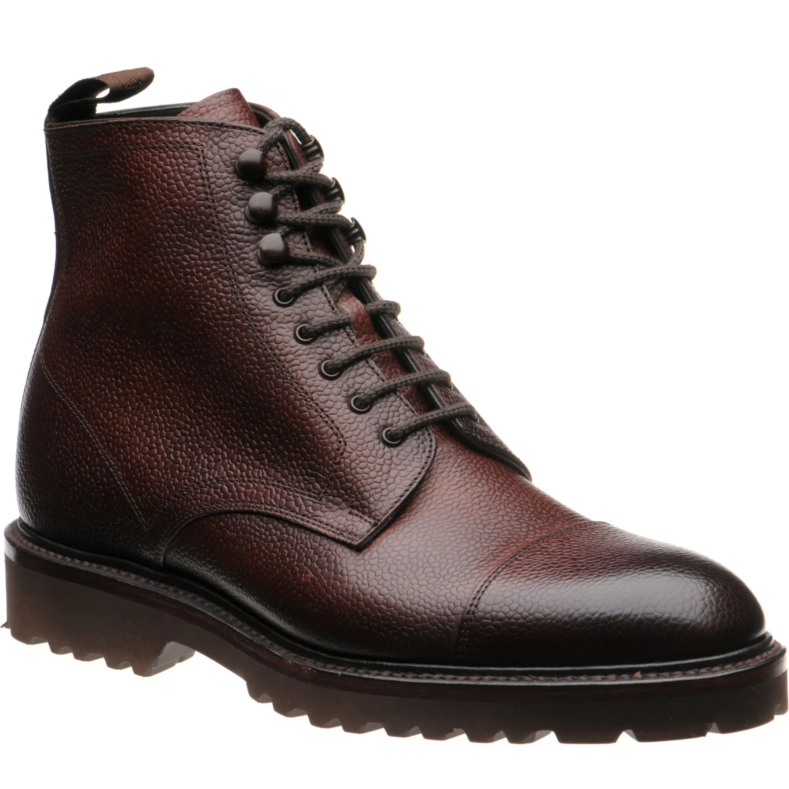 Loake Reynolds mens boots in oxblood grain calf (second)