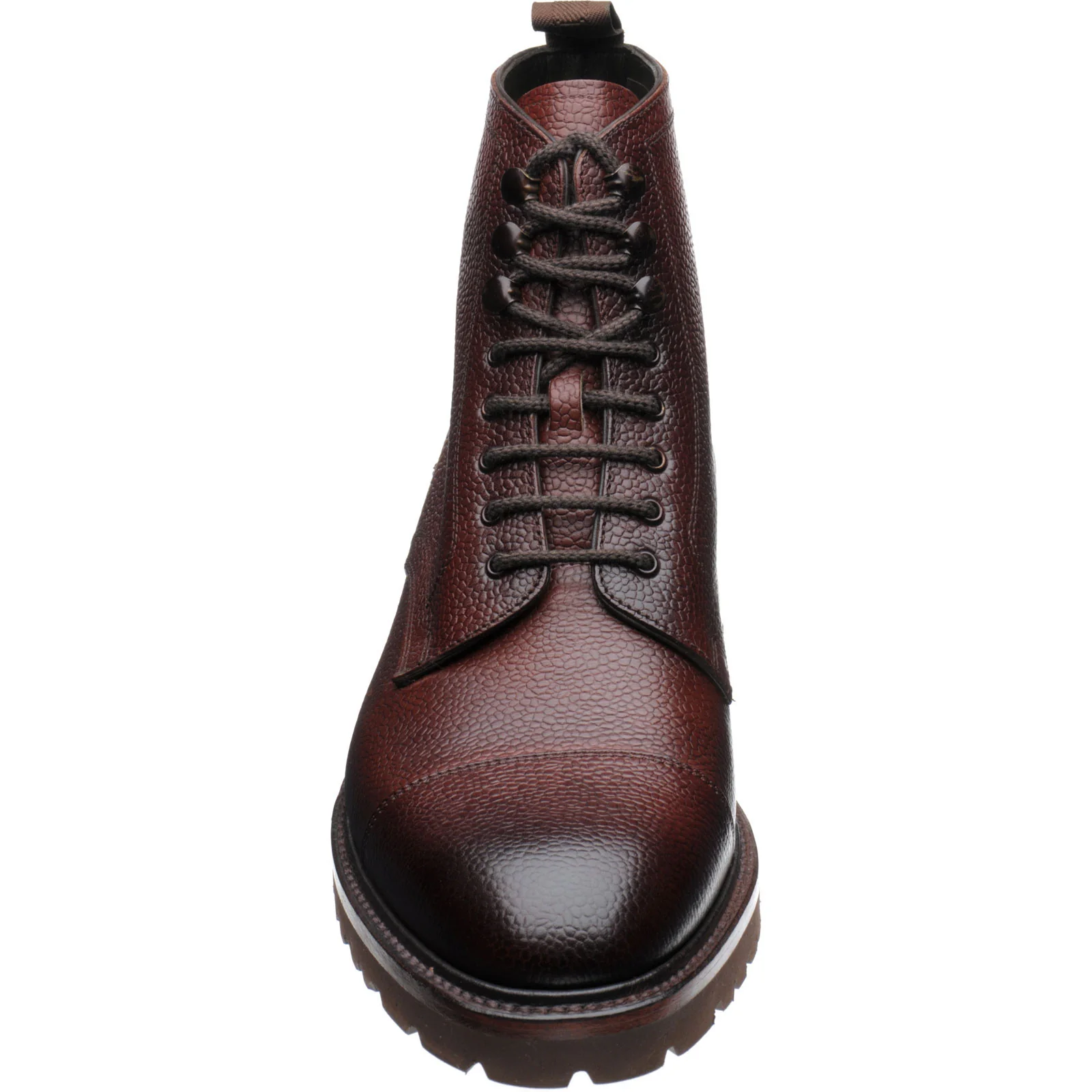 Loake Reynolds mens boots in oxblood grain calf (second) - Image 2