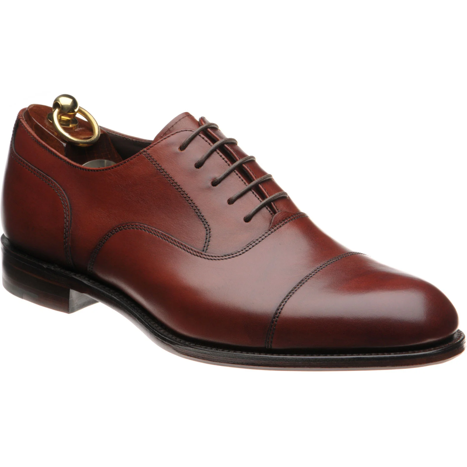 Loake Stonegate mens Oxfords in seared mahogany